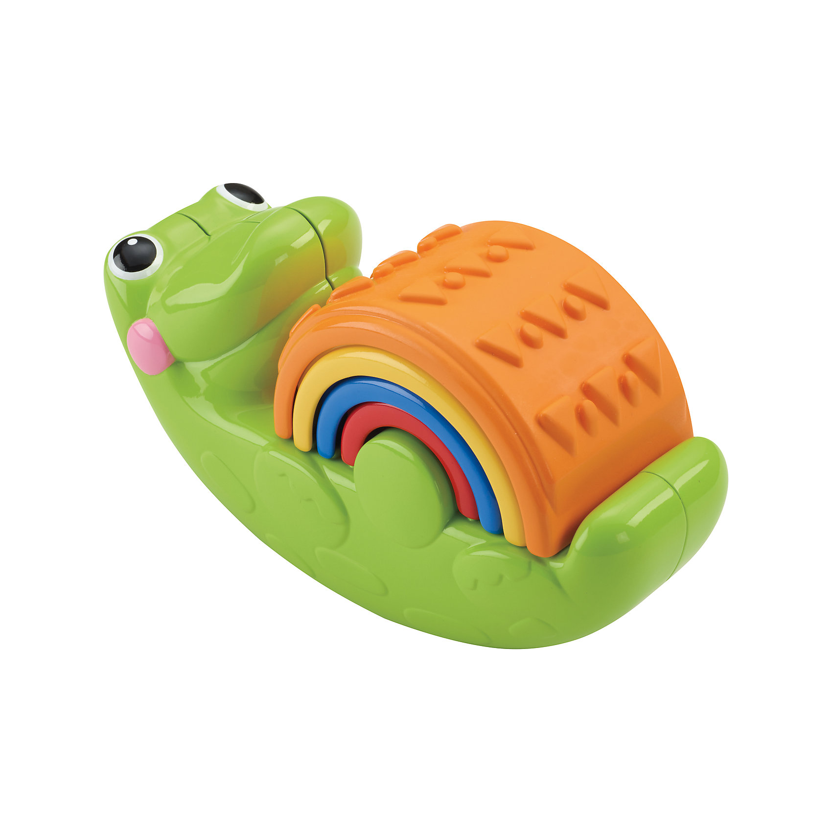 Пирамидка Крокодильчик, Fisher-Price Пирамидка Крокодильчик, Fisher-PriceПирамидки<br>С веселым крокодильчиком не соскучишься. Четыре части этой игрушки<br>можно складывать и раскладывать в самых разных вариациях. Кроме того, крокодильчик умеет весело раскачиваться, что обязательно позабавит вашего кроху. Раскладывая дуги по размеру, от большей к меньшей и наоборот, ребенок учится анализировать и решать задачи. Игрушка развивает мелкую моторику рук, цветовосприятие, зрительно-двигательную координацию, внимание. Пирамидка изготовлена из высококачественных гипоаллергенных материалов безопасных для детей.<br><br>Дополнительная информация:<br><br>- Материал: пластик.<br>- Комплектация: крокодильчик, 4 дуги.<br><br>Пирамидку Крокодильчик, Fisher-Price (Фишер Прайс), можно купить в нашем магазине.<br><br>Ширина мм: 210<br>Глубина мм: 90<br>Высота мм: 170<br>Вес г: 404<br>Возраст от месяцев: 12<br>Возраст до месяцев: 36<br>Пол: Унисекс<br>Возраст: Детский<br>SKU: 3985773