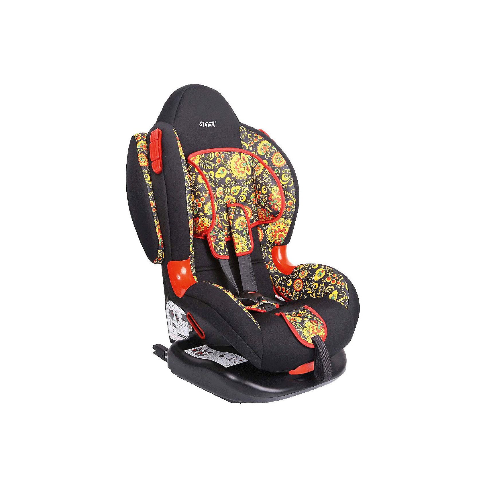 Автокресло Кокон Art Isofix, 9-25 кг., Siger, хохлома Автокресло Кокон Art Isofix, 9-25 кг., Siger, хохломаАвтокресло Siger ART ISOFIX предназначено для перевозки детей от года до 7 лет и с весом от 9 до 25 кг. 5-точечные ремни безопасности правильно и надежно фиксируют ребенка. Для большего комфорта предусмотрены плечевые накладки, мягкий подголовник и регулируемая ортопедическая спинка. Возможно крепление штатными ремнями автомобиля и при помощи системы Isofix. Кресло с оригинальным дизайном принесет море удовольствия и обеспечит максимальную безопасность во время поездки!<br><br>Особенности:<br>-5-точечные ремни безопасности с мягкими плечевыми накладками<br>-дополнительная защита от боковых ударов<br>-регулируемая ортопедическая спинка<br>-чехол из мягких гипоаллергенных тканей снимается для стирки<br><br>Дополнительная информация: <br>Крепление: система Isofix/штатные ремни автомобиля по ходу движения<br>Цвет: черный/хохлома<br>Размер: 46,5 x 78 x 42,8 см<br>Вес: 6,8 кг<br>Автокресло Siger ART ISOFIX можно купить в нашем интернет-магазине.<br><br>Ширина мм: 505<br>Глубина мм: 490<br>Высота мм: 780<br>Вес г: 8400<br>Возраст от месяцев: 12<br>Возраст до месяцев: 84<br>Пол: Унисекс<br>Возраст: Детский<br>SKU: 3999737