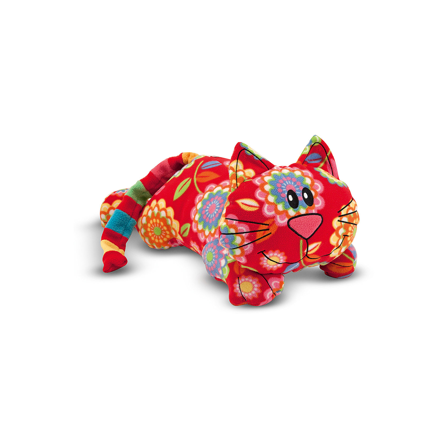 Мягкая игрушка Кот Тоби, Melissa & Doug Мягкая игрушка Кот Тоби, Melissa & DougКошки и собаки<br>Мягкая игрушка Кот Тоби, Melissa & Doug (Мелисса и Даг) – это очаровательный веселый котенок необычной расцветки.<br>Этого симпатичного котенка зовут Тоби, у него очаровательная улыбка, яркий полосатый хвостик, а туловище украшено большими сказочными цветами. Нет никаких пластмассовых деталей - глаза, нос, усы и улыбка котенка – вышитые. Тоби станет настоящим другом Вашего малыша на долгие годы. С таким необычным котенком весело играть и уютно спать в обнимку, его можно брать с собой на прогулку, в гости или в путешествие. Игрушка изготовлена из экологически чистого и безопасного материала.<br><br>Дополнительная информация:<br><br>- Материал: ультрамягкий флис<br>- Размер игрушки: 40 см.<br><br>Мягкую игрушку Кот Тоби, Melissa & Doug (Мелисса и Даг) можно купить в нашем интернет-магазине.<br><br>Ширина мм: 400<br>Глубина мм: 250<br>Высота мм: 200<br>Вес г: 113<br>Возраст от месяцев: 36<br>Возраст до месяцев: 192<br>Пол: Унисекс<br>Возраст: Детский<br>SKU: 4005812