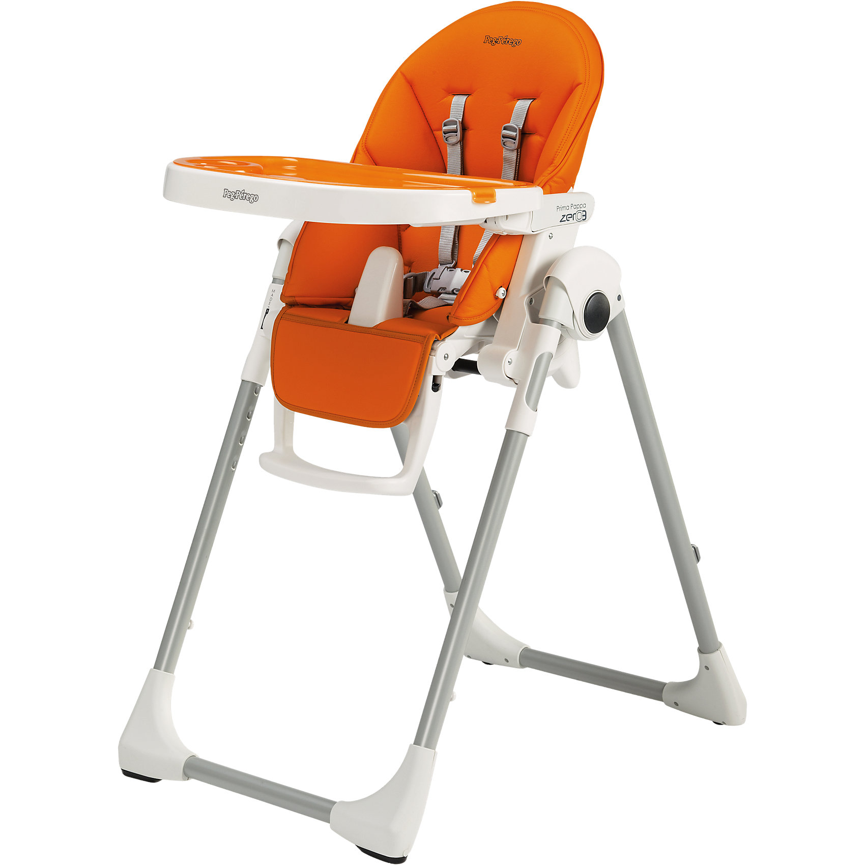 Стульчик для кормления Prima Pappa Zero-3 Arancia 2015, Peg Perego, оранжевый Стульчик для кормления Prima Pappa Zero-3 Arancia 2015, Peg Perego, оранжевыйот рождения<br>Стульчик для кормления Prima Pappa Zero-3 Arancia 2015, Peg Perego, оранжевый.<br><br>Очень легкий многофункциональный стульчик, растет вместе с Вашим малышом от 0 до 3-х лет. С рождения можно использовать как удобную расслабляющую колыбельку, а начиная с 6 месяцев как высокий стульчик для кормления и игр. Когда Ваш малыш подрастет, можно использовать стульчик без столика, для того чтобы ребенок мог сидеть за столом вместе с взрослыми. Сидение у стульчика достаточно широкое и глубокое. Безопасность малыша обеспечивается наличием 5-точечных ремней с центральным замком. Между ножек крохи в стульчике для кормления Prima Pappa Zero 3 Пег-Перего имеется специальный пластиковый разделитель, предотвращающий свободное выскальзывание ребенка. Спинка может регулироваться в 5 положениях. Высота кресла имеет 7 позиций. Регулируемая по высоте подножка - 3 положения. Столик в этом стульчике съемный: для удобства его можно прикрепить к задним ножкам. Сверху столика устанавливается поднос, который при необходимости можно помыть в посудомоечной машине. Сиденье стула легко моется, маме нужно будет просто протереть его влажной салфеткой и на нем не останется никаких следов обеда. Предусмотрены удобные кнопки раскрытия-складывания стульчика. Супер компактный и устойчивый стульчик в сложенном виде не будет занимать много места, он стоит без опоры.<br><br>Дополнительная информация:<br><br>- Цвет: оранжевый<br>- Покрытие: ПВХ<br>- Размер в сложенном виде: 76 х 30 х 95,5 см.<br>- Размер в разложенном виде: 76 х 55 х 105 см.<br>- Вес: 7,6 кг.<br><br>Стульчик для кормления Prima Pappa Zero-3 Arancia 2015, Peg Perego, оранжевый можно купить в нашем интернет-магазине.<br><br>Ширина мм: 930<br>Глубина мм: 560<br>Высота мм: 300<br>Вес г: 10100<br>Цвет: оранжевый<br>Возраст от месяцев: 0<br>Возраст до месяцев: 36<br>Пол: Унисекс<br>Возраст: Детский<br>SKU: 4009941