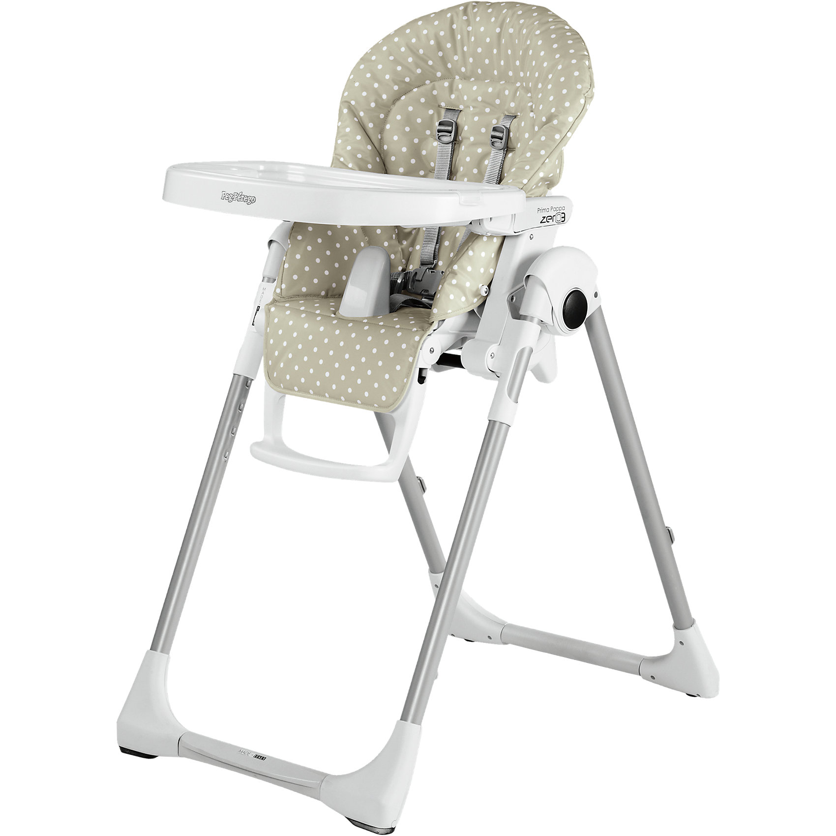 Peg Perego Стульчик для кормления Prima Pappa Zero-3 Babydot Beige 2015, Peg Perego, стул трансформер для кормления stiony 006 chocolate beige