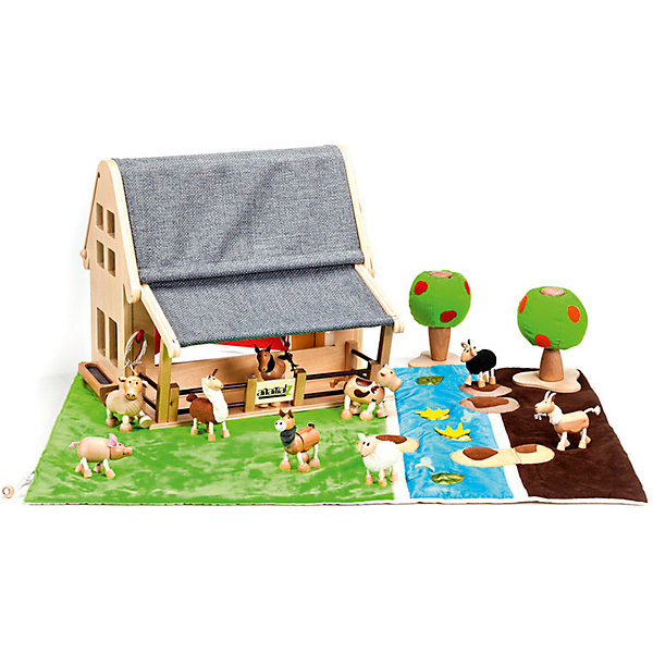 Игровое поле, AnaMalz Игровое поле, AnaMalzИгровые наборы с фигурками<br>Мягкий игровой коврик AnaMalz станет отличным дополнением к деревянным зверюшкам AnaMalz и декорацией для множества игр. Чудесные эко-игрушки AnaMalz были придуманы в 2007 году австралийским дизайнером Луизой Косан-Скотт и завоевали множество наград, включая международную премию в области дизайна Standards Australia. Для изготовления игрушек используются только высококачественные экологичные материалы - специальное игольчатое дерево (schima superba), натуральные ткани и термопластичная резина (TPR). Все фигурки AnaMalz раскрашиваются вручную с использованием безопасной для детей краски.<br><br>Дизайн коврика AnaMalz имитирует три природных ландшафта - поле с зеленой травкой, голубая полоска воды с рыбками и бурый пустынный участок. После игры коврик трансформируется в мешок, в котором можно хранить коллекцию фигурок AnaMalz (продаются отдельно). <br><br>Дополнительная информация:<br><br>- Материал: текстиль.<br>- Размер поля в разложенном виде: 62 х 82 х 1 см.<br>- Фигурки в комплект не входят!<br>- Вес: 0,35 кг.<br><br>Игровое поле, AnaMalz можно купить в нашем интернет-магазине.<br><br>Ширина мм: 62<br>Глубина мм: 82<br>Высота мм: 1<br>Вес г: 350<br>Возраст от месяцев: 36<br>Возраст до месяцев: 168<br>Пол: Унисекс<br>Возраст: Детский<br>SKU: 4010638
