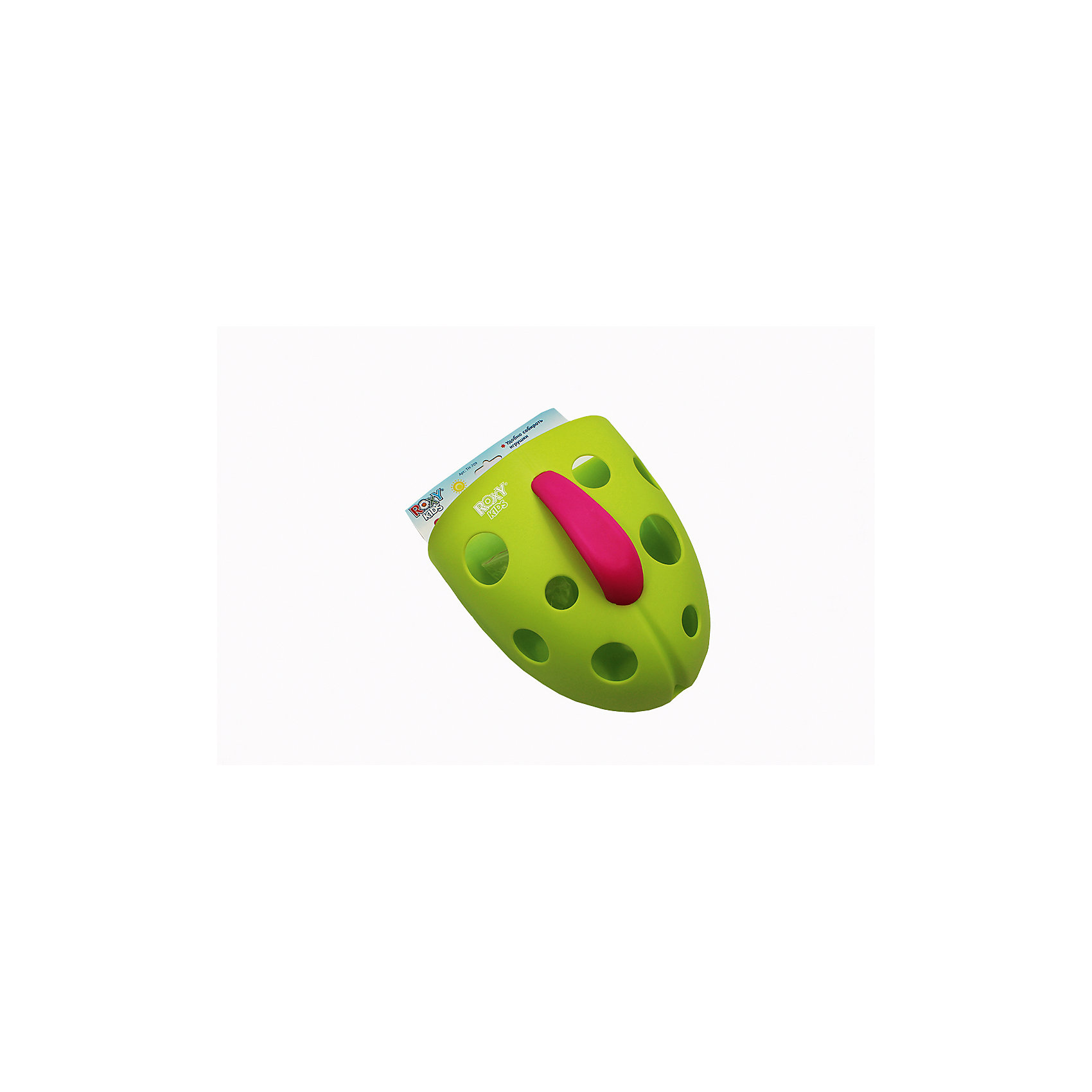 Органайзер для игрушек на присоске, Roxy-Kids, зеленый Органайзер для игрушек на присоске, Roxy-Kids, зеленыйПрочие аксессуары<br>Органайзер для игрушек на присоске, Roxy-Kids (Рокси-Кидс), зеленый предназначен для хранения игрушек и банных принадлежностей Вашего ребенка. Крепится к стенкам ванной комнаты на присоску или крючок, поэтому всегда будет под рукой. Кроме того, с органайзером может играть ребенок постарше, вылавливая игрушки из воды как сачком. Это будет развивать его координацию движений и тактильные навыки. Яркий цвет и дизайн без сомнения привлечет его внимание малыша. <br><br>Характеристики:<br>-Цвет: зеленый<br>-Имеет специальную присоску для крепления на стене ванной комнаты и петельку для подвешивания на крючок<br>-Практичная ручка органайзера позволит быстро вылавливать игрушки из воды<br>-Игрушки в органайзере очень удобно мыть под краном и легко сушить<br>-Яркий дизайн привлечет внимание ребенка<br>-Органайзер стимулирует у ребенка тактильные ощущения и координацию движений<br><br>Дополнительная информация:<br>-Размеры в упаковке (ДхШхВ): 240х220х115 мм<br>-Вес в упаковке: 200 г<br>-Материалы: пластик <br><br>Органайзер для игрушек нежно-зеленого цвета станет незаменимым помощником маме и просто стильным аксессуаром ванной комнаты. <br><br>Органайзер для игрушек на присоске, Roxy-Kids (Рокси-Кидс), зеленый можно купить в нашем магазине.<br><br>Ширина мм: 240<br>Глубина мм: 220<br>Высота мм: 115<br>Вес г: 200<br>Цвет: зеленый<br>Возраст от месяцев: 6<br>Возраст до месяцев: 36<br>Пол: Унисекс<br>Возраст: Детский<br>SKU: 4026288