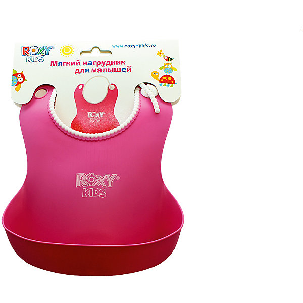 Мягкий нагрудник с кармашком, Roxy-Kids, розовый Мягкий нагрудник с кармашком, Roxy-Kids, розовыйНагрудники и салфетки<br>Дизайн Мягкого нагрудника с кармашком, Roxy-Kids (Рокси-Кидс), розовый продуман таким образом, чтобы обеспечить максимальное удобство и комфорт при его использовании маме и малышу. Он сделан из пластичного и приятного на ощупь материала, который не натирает и не царапает нежную кожу ребенка, а удобные застежки сзади позволяют регулировать степень прилегания нагрудника к шее ребенка. <br><br>Характеристики:<br>-Цвет: розовый<br>-Имеет специальный кармашек для крошек<br>-Легко моется мыльным раствором<br>-Устойчивость к запахам<br><br>Дополнительная информация:<br>-Материал: полиэстат<br>-Размер горловины: 19-30 см<br>-Вес в упаковке: 100 г<br>-Размеры в упаковке (ДхШхВ): 270х210х50 мм<br><br>Нагрудник Рокси-Кидс, розовый – стильный и нужный аксессуар в процессе кормления Вашего малыша!<br><br>Мягкий нагрудник с кармашком, Roxy-Kids (Рокси-Кидс), розовый можно купить в нашем магазине.<br><br>Ширина мм: 270<br>Глубина мм: 210<br>Высота мм: 50<br>Вес г: 100<br>Цвет: розовый<br>Возраст от месяцев: 6<br>Возраст до месяцев: 36<br>Пол: Женский<br>Возраст: Детский<br>SKU: 4026293