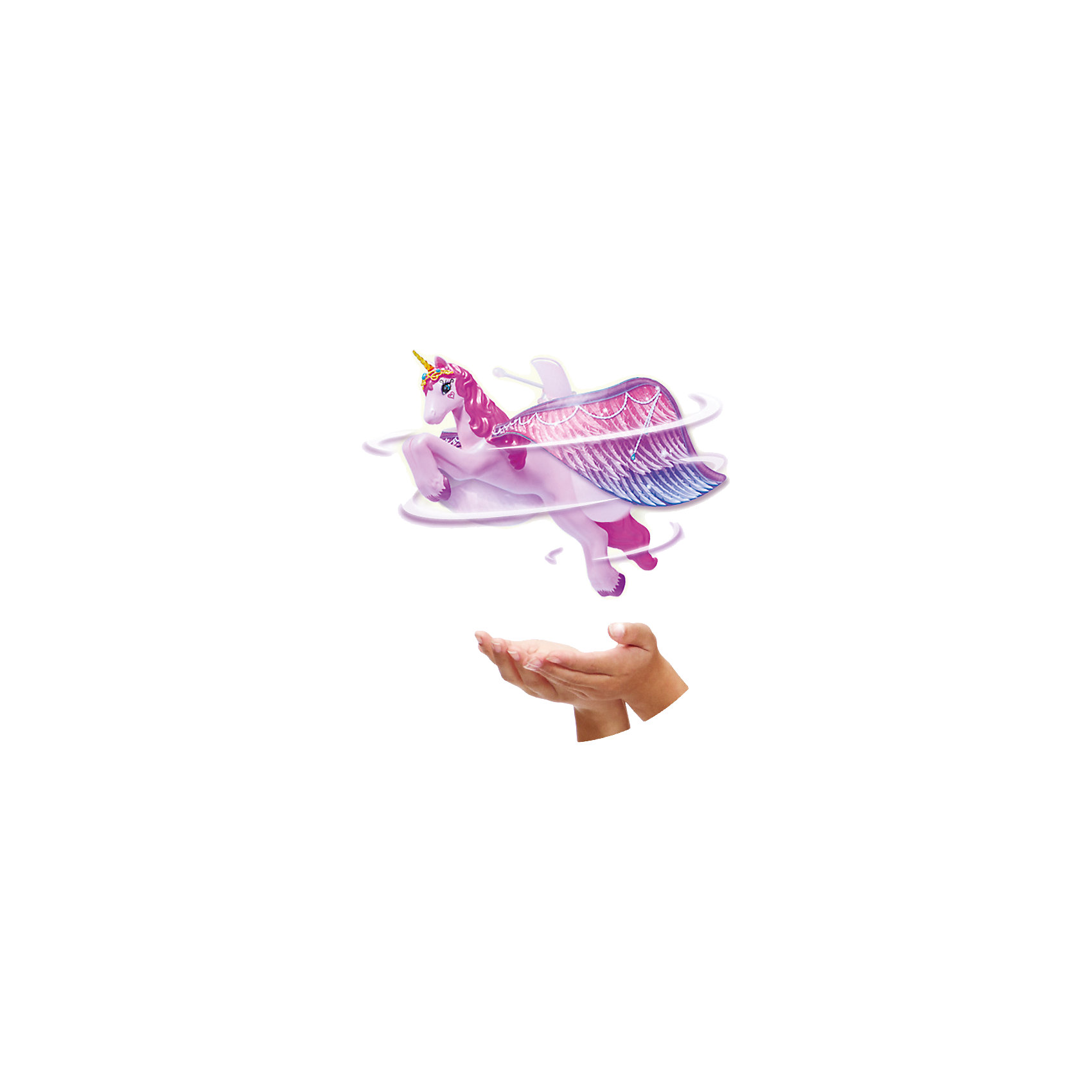 Летающий Единорог, Flying Fairy Летающий Единорог, Flying FairyПрочие интерактивные игрушки<br>Летающий Единорог, Flying Fairy (Летающая Фея) словно по волшебству зависает в воздухе на небольшом расстоянии от ладони или любой другой поверхности. Перед полетом игрушку необходимо заряжать в течение 30 минут от специальной подставки на батарейках. Воздушные крылья, розовая грива, золотистый рог и очень точная прорисовка деталей делает единорога просто волшебным!<br><br>Характеристики:<br>-Время полной зарядки: 30 минут<br>-Время полета: около 5 мин<br>-Плавное перемещение в любых направлениях: вверх-вниз, вправо-влево<br><br>Комплектация: единорог, зарядное устройство, инструкция<br><br>Дополнительная информация:<br>-Материалы: пластик<br>-Размеры в упаковке: 28х20х24 см<br>-Вес в упаковке: 710 г<br>-Питание: 6 батареек АА (НЕ входят в комплект) <br><br>Игрушка Летающий Единорог, Flying Fairy (Летающая Фея) станет отличным подарком на Новый Год, ведь он очень обаятельный и не оставит равнодушным ни одну девочку!<br><br>Летающий Единорог, Flying Fairy (Летающая Фея) можно купить в нашем магазине.<br><br>Ширина мм: 285<br>Глубина мм: 245<br>Высота мм: 209<br>Вес г: 535<br>Возраст от месяцев: 72<br>Возраст до месяцев: 144<br>Пол: Женский<br>Возраст: Детский<br>SKU: 4035043
