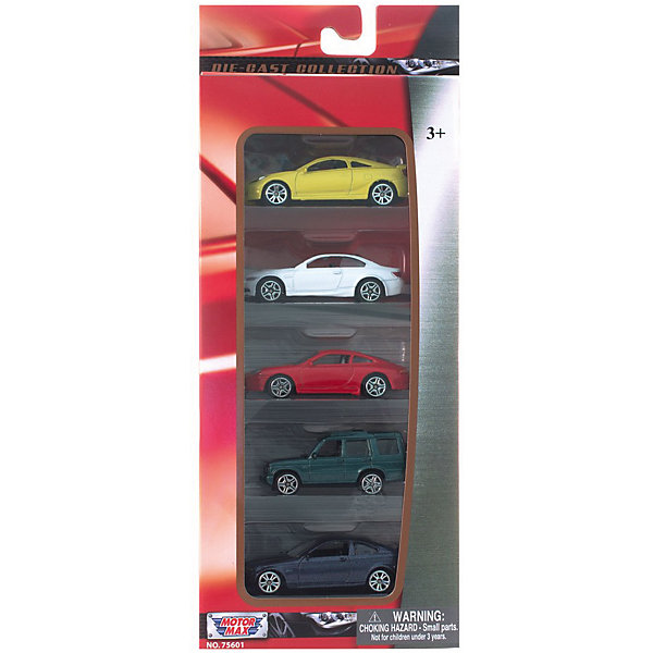 Коллекционные машинки 1:64. Набор A, Motormax Коллекционные машинки 1:64. Набор A, MotormaxМашинки<br>Юные автолюбители придут в восторг от коллекции из пяти автомобилей, созданных в масштабе 1:64. Модели выполнены очень реалистично, прекрасно детализированы и выглядят как настоящие. Можно аккуратно расставить автомобили на полочке или же устроить гонку или городские соревнование. У всех машинок подвижные прорезиненные колеса, которые прекрасно крутятся и катятся по ровной поверхности. Автомобили имеют узнаваемый дизайн: как снаружи, так и внутри все элементы четко прорисованы. Игрушки сделаны из высококачественных прочных материалов, безопасны для детей. В наборе - красный Porsche 911, желтая Toyota Celica, зеленый Land Rover Discovery, белая BMW M3 Coupe и классическая черная BMW 328Ci. Ваш ребенок обязательно оценит такой подарок, игры с машинками не только динамичные и увлекательные, они развивают мелкую моторику и воображение. <br><br>Дополнительная информация:<br><br>- Комплектация: 5 машинок в наборе - красный Porsche 911, желтая Toyota Celica, зеленый Land Rover Discovery, белая BMW M3 Coupe и классическая черная BMW 328Ci. <br>- Материал: пластик, резина, металл.<br>- Подвижные колеса.<br>- Масштаб: 1:64.<br><br>Коллекционные машинки 1:64. Набор A, Motormax можно купить в нашем магазине.<br><br>Ширина мм: 112<br>Глубина мм: 38<br>Высота мм: 250<br>Вес г: 280<br>Возраст от месяцев: 36<br>Возраст до месяцев: 84<br>Пол: Мужской<br>Возраст: Детский<br>SKU: 4042915