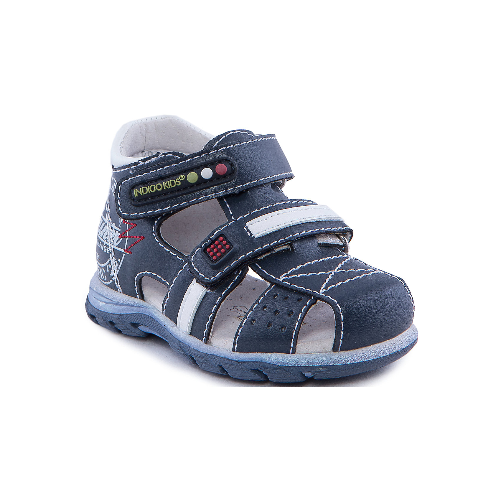 Сандалии для мальчика Indigo kids Сандалии для мальчика Indigo kidsСандалии<br>Сандалии для мальчика Indigo kids<br>Состав:Материал верха: Кожа искусственная<br>Материал подклада: Кожа натуральная<br><br>Ширина мм: 219<br>Глубина мм: 154<br>Высота мм: 121<br>Вес г: 343<br>Цвет: синий<br>Возраст от месяцев: 18<br>Возраст до месяцев: 21<br>Пол: Мужской<br>Возраст: Детский<br>Размер: 23,20,24,25,21,22<br>SKU: 4046984