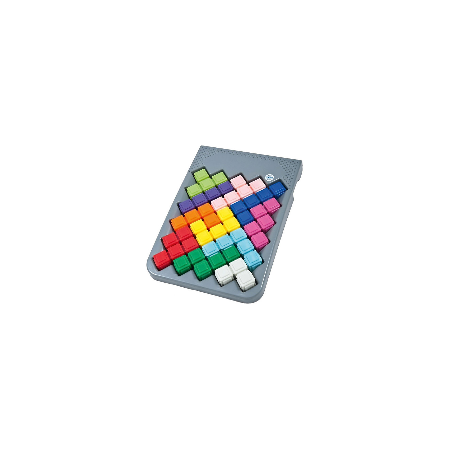 Головоломка Cubic Code, Lonpos Головоломка Cubic Code, LonposCubic Code содержит самые крупные элементы и самое большое количество заданий из все головоломок Lonpos. Правила игры достаточно просты: надо выбрать одну из предлагаемых в инструкции задач, выложить фигуры на игровое поле так, как показано на рисунке; поместите остальные элементы головоломки на игровое поле так, чтобы заполнить все пустующие места. Игру можно брать с собой в поездки, гости, отвлечь с ее помощью ребенка в машине или самолете. Кроме того, игра развивает логическое мышление, умственные способности, тренирует память.<br><br>Дополнительная информация:<br><br>- Материал: пластик, картон.<br>- 12 фигур, 1 игровое поле, 3 книги с заданиями.<br>- В каждой книге 8 уровней сложности и 288 2D-задач.<br>- Убирается в чемоданчик. <br>- Размер упаковки: 22х4х16 см.<br><br>Головоломку Cubic Code, Lonpos, можно купить в нашем магазине.<br><br>Ширина мм: 220<br>Глубина мм: 40<br>Высота мм: 160<br>Вес г: 712<br>Возраст от месяцев: 72<br>Возраст до месяцев: 1188<br>Пол: Унисекс<br>Возраст: Детский<br>SKU: 4050134