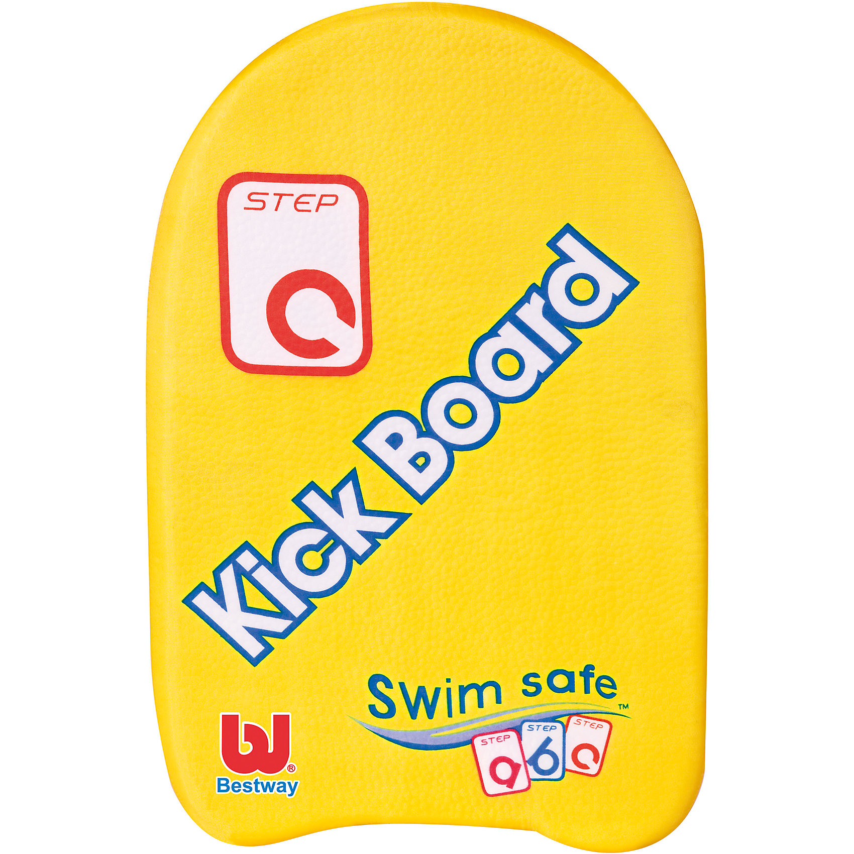 Доска для плавания Swim Safe, ступень С, Bestway Доска для плавания Swim Safe, ступень С, BestwayКруги и нарукавники<br>Характеристики товара:<br><br>• материал: высокоплотный пенопласт<br>• цвет: желтый<br>• размер: 43х30 см<br>• легкий материал<br>• для начинающих плавать<br>• прочный материал <br>• яркие цвета<br>• хорошо заметна на воде<br>• возраст: от 3 до 6 лет<br>• страна бренда: США, Китай<br>• страна производства: Китай<br><br>Это отличный способ научить малышей плавать и обеспечить детям веселое времяпровождение! Доска поможет ребенку больше двигаться и поддерживать хорошую физическую форму.<br><br>Предмет сделан из прочного материала, но очень легкого - доска отлично держится на воде. Предмет легкий, его удобно брать с собой. Изделия произведены из качественных и безопасных для детей материалов.<br><br>Доска для плавания Swim Safe, ступень С, от бренда Bestway (Бествей) можно купить в нашем интернет-магазине.<br><br>Ширина мм: 430<br>Глубина мм: 300<br>Высота мм: 40<br>Вес г: 105<br>Возраст от месяцев: 36<br>Возраст до месяцев: 72<br>Пол: Унисекс<br>Возраст: Детский<br>SKU: 4051653