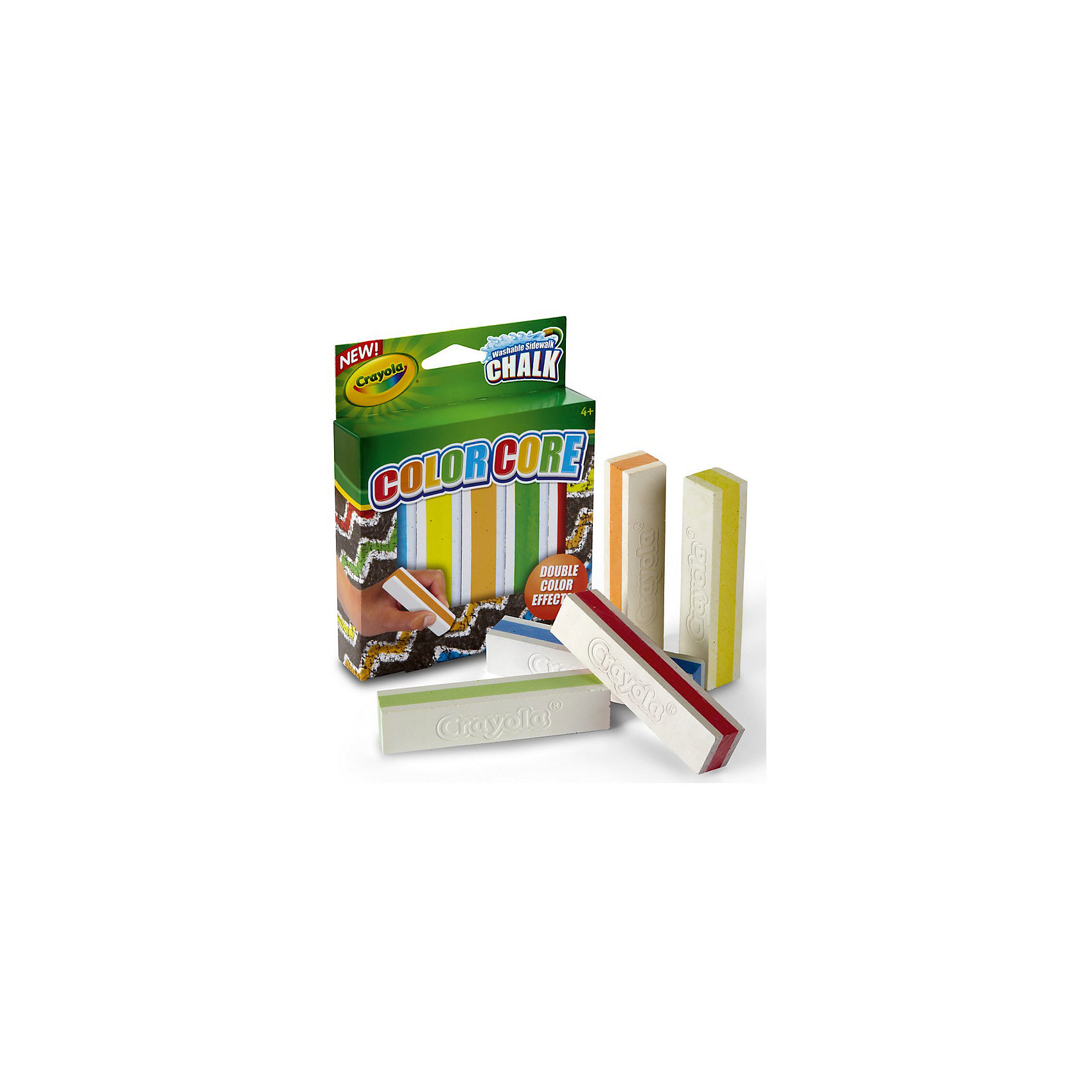 Набор мела для асфальта с цветными стержнями, 5 цв., Crayola Набор мела для асфальта с цветными стержнями, 5 цв., CrayolaМелки для асфальта<br>Создавай уникальные шедевры прямо на асфальте с новыми восхитительными мелками Crayola (Крайола) с цветным стержнем! <br><br>Эксклюзивные мелки Crayola (Крайола), несомненно, порадуют вашего ребёнка, ведь качественными мелками так просто сотворить яркий и неповторимый рисунок. В коробке 5 разноцветных прочных мелков высокого качества. Они не расколются и не поломаются при случайном падении или сильном нажиме. <br><br>Создавая новые картины на тротуаре или во дворе, ребёнок развивает креативные навыки и фантазию, стимулирует воображение и тренирует мелкую моторику рук. Оставь во дворе неповторимые яркие линии с помощью превосходных узорчатых мелков Crayola (Крайола)!<br><br>Набор мела для асфальта с цветными стержнями, 5 цв., Crayola (Крайола) можно купить в нашем магазине.<br><br>Ширина мм: 250<br>Глубина мм: 140<br>Высота мм: 100<br>Вес г: 230<br>Возраст от месяцев: 48<br>Возраст до месяцев: 108<br>Пол: Унисекс<br>Возраст: Детский<br>SKU: 4055306
