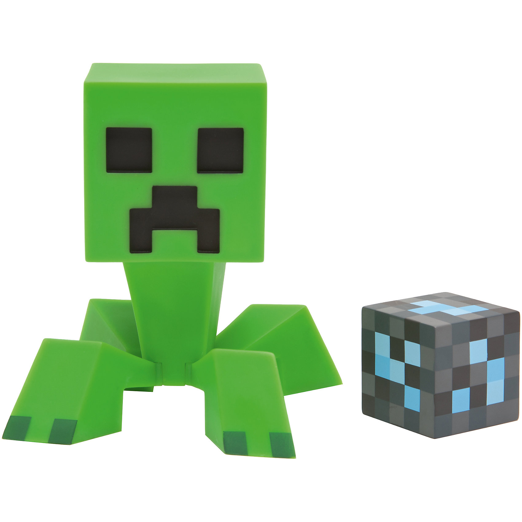 Фигурка Creeper Minecraft, 16см Фигурка Creeper Minecraft, 16смКоллекционные и игровые фигурки<br>Фигурка Creeper Minecraft, 16см – это качественно выполненная фигурка враждебного моба-камикадзе из культовой игры Майнкрафт.<br>Игровая фигурка Creepera (Крипера), которая внешне представляет собой самого примечательного и яркого, по-настоящему характерного для видеоигры Minecraft персонажа, станет отличным оригинальным подарком для любого игрока. У фигурки подвижная голова. В комплекте с фигуркой кубик. Ваш ребенок будет часами играть с этой фигуркой, придумывая различные истории.<br><br>Дополнительная информация:<br><br>- В комплекте: фигурка, пиксельный кубик<br>- Материал: пластик<br>- Размер: 16 см.<br>- Размер упаковки: 20х20х24 см.<br>- Вес: 300 гр.<br><br>Фигурку Creeper Minecraft, 16см можно купить в нашем интернет-магазине.<br><br>Ширина мм: 200<br>Глубина мм: 200<br>Высота мм: 240<br>Вес г: 300<br>Возраст от месяцев: 72<br>Возраст до месяцев: 192<br>Пол: Унисекс<br>Возраст: Детский<br>SKU: 4064781