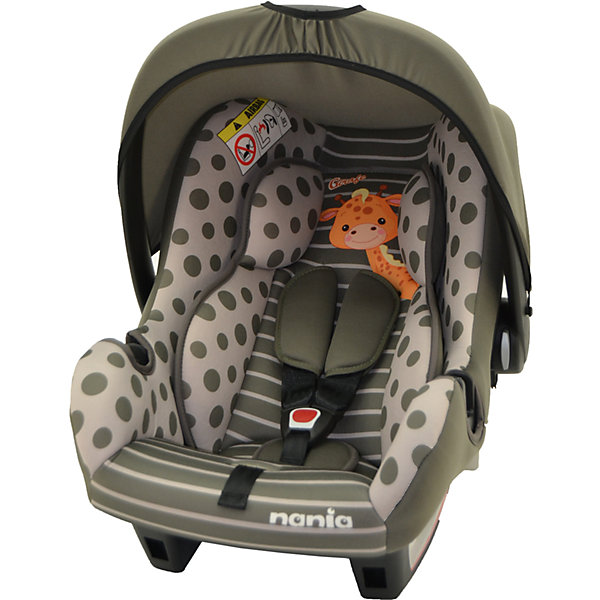 Автокресло Nania Beone SP 0-13 кг, girafe Автокресло Nania Beone SP 0-13 кг, girafeГруппа 0+ (до 13 кг)<br>Автокресло Beone SP PL, Nania (Наня) обеспечит комфорт и безопасность маленького пассажира во время поездки в автомобиле. Прочный каркас кресла из полипропилена имеет удобную анатомическую форму, съемные мягкие подушечки в области головы и таза создают дополнительный комфорт. Кресло оснащено регулируемыми 5-точечными ремнями безопасности с 3-мя уровнями регулировки по высоте и мягкими плечевыми накладками. Ударопрочный корпус с прослойкой из полистирола и усиленная боковая защита SP - Side Protection уберегут ребёнка от серьезных травм. Солнцезащитный козырек не допускает попадания прямых солнечных лучей и пропускает воздух. Благодаря специальной системе крепления автокресло Beone SP PL легко и надежно фиксируется при помощи штатных ремней безопасности. Устанавливать автокресло следует лицом против движения авто, возможна установка на переднем сиденье при отключенной подушке безопасности.<br><br>Кресло выполнено в приятной бежевой расцветке и украшено изображением забавного жирафа, может использоваться как детская переноска и в качестве шезлонга дома. Имеется удобная ручка для транспортировки, скрытая в капюшоне. Тканевую обивку можно снимать и стирать при щадящем режиме. Максимальный вес: 0-13 кг. Соответствует Европейскому Стандарту Безопасности ECE R44/03. <br><br>Дополнительная информация:<br><br>- Цвет: girafe (бежевый/хаки).<br>- Материал: 100% полиэстер, пластик.<br>- Возраст: 1-12 мес. (0-13 кг.)<br>- Высота спинки: 46 см.<br>- Внутренние размеры: 32 х 30 см.<br>- Внешние размеры: 70 х 47 х 40 см.<br>- Вес: 3,2 кг.<br><br>Автокресло Beone SP PL, girafe, Nania (Наня) можно купить в нашем интернет-магазине.<br><br>Ширина мм: 390<br>Глубина мм: 720<br>Высота мм: 400<br>Вес г: 7690<br>Возраст от месяцев: 0<br>Возраст до месяцев: 12<br>Пол: Унисекс<br>Возраст: Детский<br>SKU: 4074768
