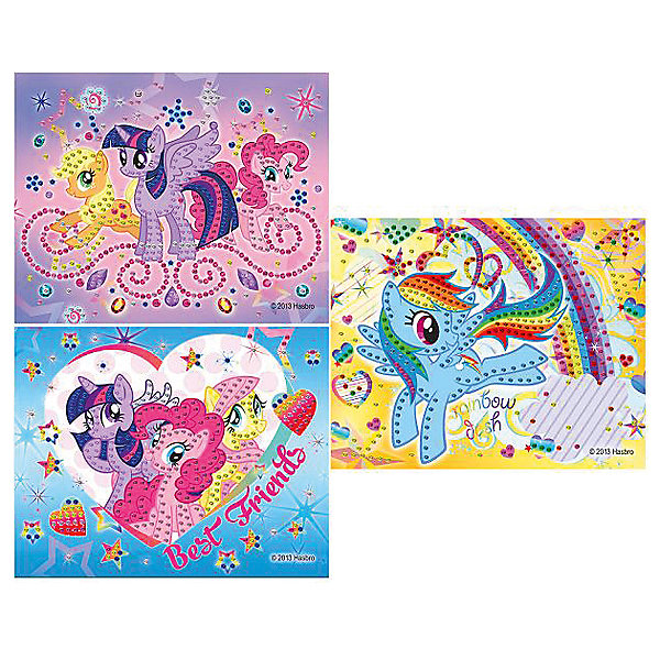 Аппликация из пайеток My little Pony, Играем вместе Аппликация из пайеток My little Pony, Играем вместеМозаика детская<br>Аппликация из пайеток My little Pony (Мой маленький Пони), Играем вместе – это набор из разноцветных пайеток для украшения картинки, на которой изображены волшебные лошадки из мультика «Мой маленький Пони». Эпплджек, Пинки Пай, Радуга Дэш, Сумеречная искорка и Флаттершай не дадут ребенку заскучать!<br><br>Комплектация: картинка, пайетки<br><br>Дополнительная информация:<br>-Серия: Мой маленький Пони<br>-Вес в упаковке: 130 г<br>-Размеры в упаковке: 230х320х100 мм<br>-Материалы: пластик, картон<br>-Внимание: дизайн в ассортименте (3 вида с разными лошадками) (заранее выбрать невозможно, при заказе нескольких возможно получение одинаковых)<br><br>Набор для создания аппликации из пайеток «Мой маленький Пони» обрадует Вашего ребенка и позволит весело провести время!<br><br>Аппликация из пайеток My little Pony (Мой маленький Пони), Играем вместе можно купить в нашем магазине.<br><br>Ширина мм: 230<br>Глубина мм: 320<br>Высота мм: 100<br>Вес г: 130<br>Возраст от месяцев: 60<br>Возраст до месяцев: 108<br>Пол: Женский<br>Возраст: Детский<br>SKU: 4079318