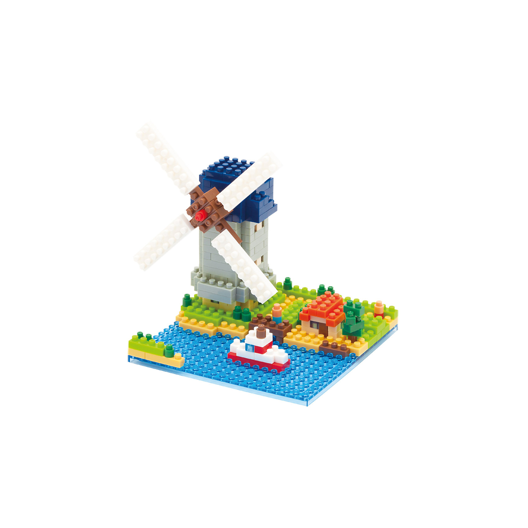 Ветряная Мельница, nanoblock Ветряная Мельница, nanoblockПластмассовые конструкторы<br>Одним из символов Голландии являются ветряные мельницы. Их можно часто встретить за поворотом дороги, поодиночке или небольшими группами. А можно просто приехать в деревню Киндердейк, где на сравнительно небольшой площади находится крупнейшее сосредоточение старинных ветряных мельниц в Нидерландах - 19 мельниц XVIII века. В 1997 году комплекс ветряных мельниц в Киндердейке был занесен в список объектов всемирного наследия ЮНЕСКО в Нидерландах. Конечно, дизайнеры наноблок не могли пропустить эти великолепные места и в коллекции Наноблок Архитектура появилась мельница из деревни Киндердейк (Kinderdijk). <br><br>Дополнительная информация:<br><br>Размер собранной модели (ДхШхВ): 80х109х109мм<br>Примерное время сборки - 40-60мин.<br>Сложность 3/5, средняя.<br>В комплекте: 360 деталей + запасные, площадка-основание 8х8см, подробная графическая инструкция по сборке.<br>Самая маленькая деталь конструктора - 4х4мм, а классический прямоугольный элемент 2-на-4 точки имеет размер 8х16мм и 5мм высотой.<br><br>Конструктор Ветряная Мельница, nanoblock (наноблок) можно купить в нашем магазине.<br><br>Ширина мм: 145<br>Глубина мм: 45<br>Высота мм: 145<br>Вес г: 150<br>Возраст от месяцев: 108<br>Возраст до месяцев: 1188<br>Пол: Унисекс<br>Возраст: Детский<br>SKU: 4085721