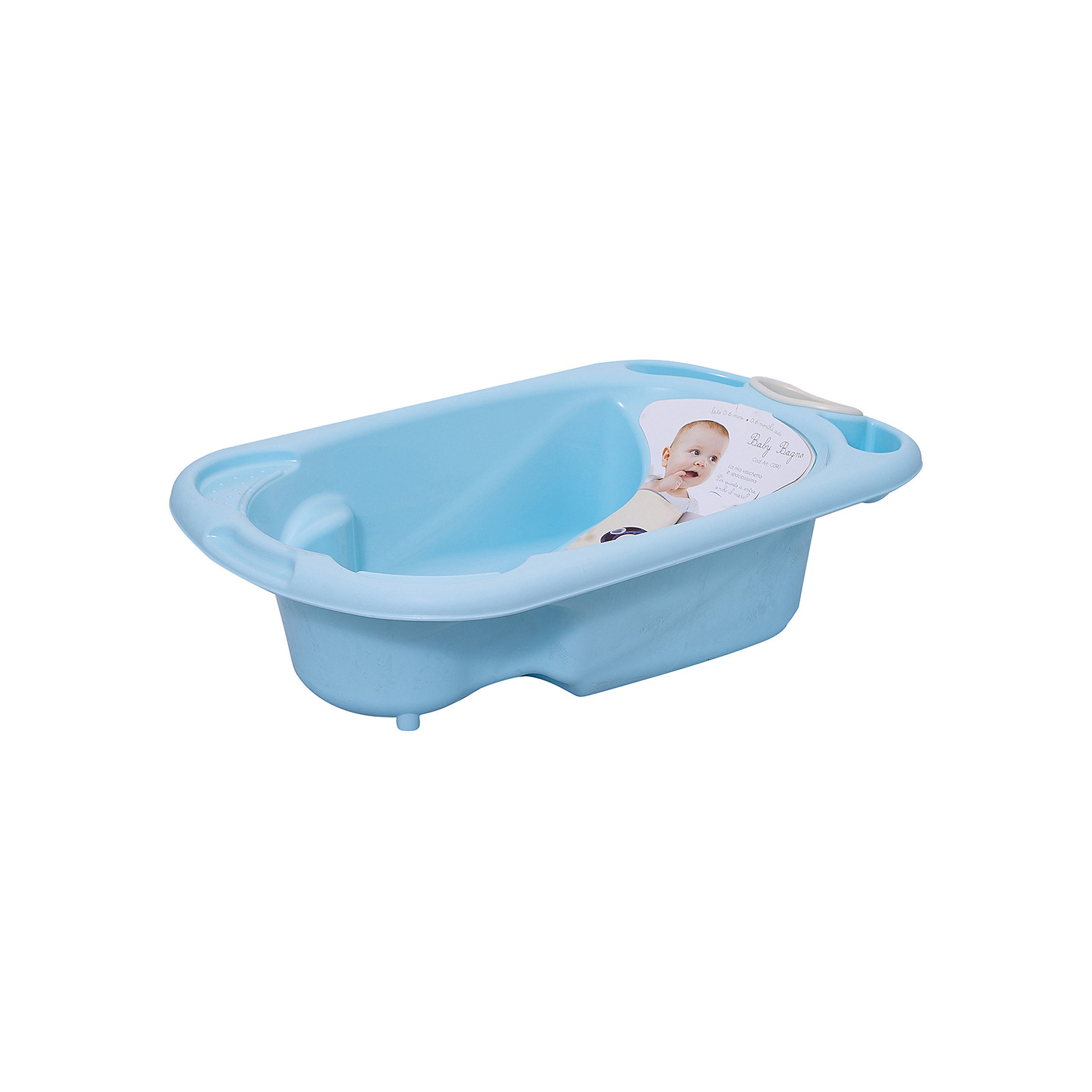Ванночка Baby Bagno, CAM, голубой Ванночка Baby Bagno, CAM, голубойВанны, горки, сиденья<br>Ванночка Baby Bagno сделает купание малыша приятным и безопасным. Ванночка имеет анатомическую форму, на внутренней поверхности предусмотрено удобное сиденье и подлокотники, полочка для гигиенических принадлежностей и сливное отверстие. Изделие выполнено из высококачественного прочного пластика безопасного для детей. <br><br>Дополнительная информация:<br><br>- Материал: пластик.<br>- Размер: 53 x 96 x 24 см.<br>- Цвет: голубой.<br>- Удобное сиденье. <br>- Можно повесить. <br><br>Ванночку Baby Bagno, CAM, голубую, можно купить в нашем магазине.<br><br>Ширина мм: 940<br>Глубина мм: 540<br>Высота мм: 250<br>Вес г: 2000<br>Цвет: голубой<br>Возраст от месяцев: 0<br>Возраст до месяцев: 6<br>Пол: Унисекс<br>Возраст: Детский<br>SKU: 4089120