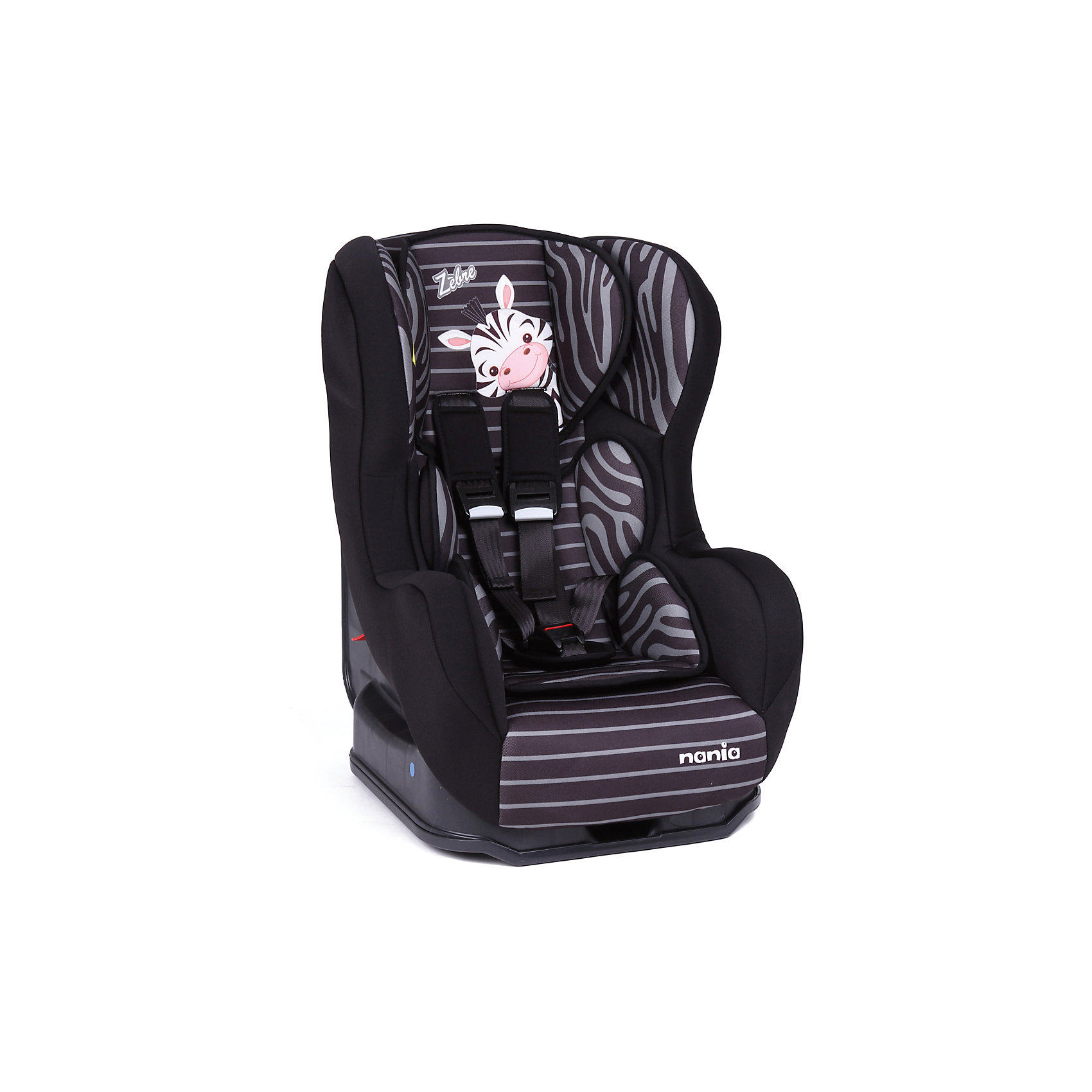 Автокресло Nania Cosmo SP Anymals, 0-18 кг, Zebre Автокресло Nania Cosmo SP Anymals, 0-18 кг, ZebreГруппа 0+, 1 (До 18 кг)<br>Характеристики Nania Cosmo SP:<br><br>• группа 0+/1;<br>• вес ребенка: до 18 кг;<br>• возраст ребенка: от рождения до 4-х лет;<br>• способ установки: против хода (до 9 кг) и по ходу движения автомобиля (9-18кг);<br>• способ крепления: штатными ремнями безопасности автомобиля;<br>• 5-ти точечные ремни безопасности с мягкими накладками;<br>• угол наклона спинки регулируется: 5 положений, положение для сна;<br>• анатомический вкладыш для новорожденного, подголовник, который украшен мордочкой зверушки;<br>• дополнительная защита от боковых ударов, система SP (side protection);<br>• съемные чехлы, стирка при температуре 30 градусов;<br>• материал: пластик, полиэстер;<br>• стандарт безопасности: ЕСЕ R44/03.<br><br>Размер автокресла: 54x45x61 см<br>Вес автокресла: 6 кг<br><br>Автокресло Nania Cosmo SP устанавливается как по ходу движения, так и против хода движения автомобиля, как на заднем сиденье автомобиля, так и на переднем сиденье автомобиля (с условием отключения подушки безопасности). Регулируемая спинка дает возможность малышу занять удобное положение, как во время сна, так и во время бодрствования. Автокресло соответствует всем стандартам безопасности.<br><br>Автокресло Cosmo SP, 0-18 кг., Nania, zebre можно купить в нашем интернет-магазине.<br><br>Ширина мм: 800<br>Глубина мм: 450<br>Высота мм: 630<br>Вес г: 6714<br>Возраст от месяцев: 0<br>Возраст до месяцев: 36<br>Пол: Унисекс<br>Возраст: Детский<br>SKU: 4092599