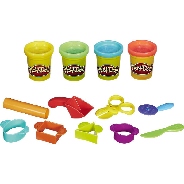 Игровой набор Базовый, Play-Doh Игровой набор Базовый, Play-DohНаборы для лепки<br>Игровой набор Базовый, Play-Doh (Плэй-До) в компактной сумочке для хранения включает в себя все необходимое для приятного времяпрепровождения за лепкой! В комплекте имеются 4 разноцветных баночки пластилина Плэй-До, а также различные трафареты-штампы и аксессуары для создания уникальных поделок.<br><br>Характеристики:<br>-Пластилин выполнен из пищевых ингредиентов, поэтому безопасен<br>-Пластилин не пачкает детскую одежду, не липнет к ручкам и с приятным запахом<br><br>Комплектация: ножницы, ножик, ролик, резак, штампы, 4 баночки разноцветного пластилина по 56 г каждая<br><br>Дополнительная информация:<br><br>-Материалы: пластмасса, пластилин<br><br>Базовый набор пластилина Плэй-До станет отличным подарком для любого ребенка, особенно если он любит создавать различные поделки из пластилина!<br><br>Игровой набор Базовый, Play-Doh (Плэй-До) можно купить в нашем магазине.<br><br>Ширина мм: 243<br>Глубина мм: 198<br>Высота мм: 60<br>Вес г: 409<br>Возраст от месяцев: 24<br>Возраст до месяцев: 60<br>Пол: Унисекс<br>Возраст: Детский<br>SKU: 4101092