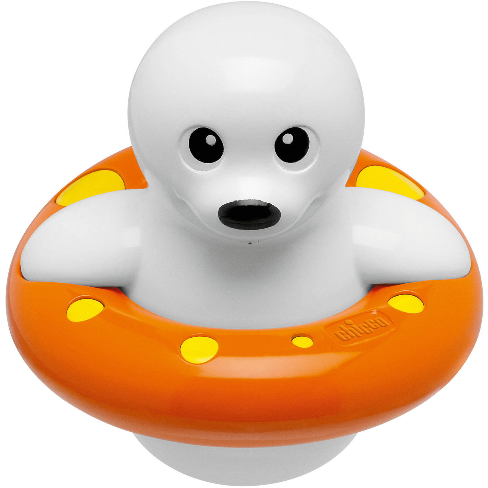 Игрушка для ванны Морской котик, Chicco Игрушка для ванны Морской котик, ChiccoДинамические игрушки<br>Игрушка для ванны Морской котик, Chicco (Чико) понравится вашему ребенку и превратит купание в веселую игру! Игрушка представляет собой забавного морского котика, который умеет сам плавать в воде, для этого нужно повернуть хвостик «пропеллер» на несколько оборотов. Если нажать на кнопку, расположенную на голове котика, то он брызнет тонкой струйкой воды, и это, несомненно, позабавит малыша. <br><br>Дополнительная информация:<br>-Размер игрушки: 14 см<br>-Материалы: пластик<br><br>Забавная игрушка для ванной Морской котик развлечет малыша во время купания и подарит ему массу положительных эмоций, превратит купание в удовольствие! <br><br>Игрушка для ванны Морской котик, Chicco (Чико) можно купить в нашем магазине.<br><br>Ширина мм: 155<br>Глубина мм: 128<br>Высота мм: 208<br>Вес г: 334<br>Возраст от месяцев: 6<br>Возраст до месяцев: 36<br>Пол: Унисекс<br>Возраст: Детский<br>SKU: 4123469