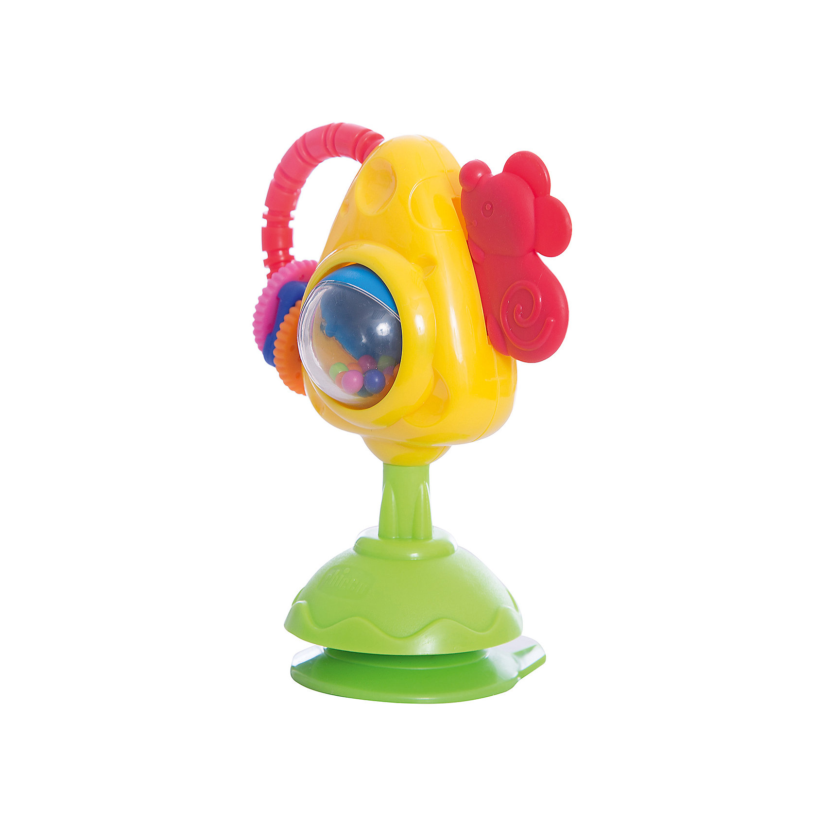 Игрушка для стульчика Мышка с сыром и крекерами, Chicco Игрушка для стульчика Мышка с сыром и крекерами, ChiccoИгрушки для малышей<br>Игрушка для стульчика Мышка с сыром и крекерами, Chicco (Чико) – это увлекательная механическая игрушка на стульчик для кормления, которая крепится сбоку с помощью присоски. Ваш малыш может двигать мышку вверх-вниз, перемещать 3 разноцветных колечка или вращать яркие шарики в центральной области, создавая эффект погремушки.<br><br>Дополнительная информация:<br>-Размеры: 21х16х10 см<br>-Вес: 240 г<br>-Материалы: пластик<br><br>Забавная игрушка для стульчика Мышка с сыром и крекерами позволит развеселить Вашего ребенка, пока он ест. <br><br>Игрушка для стульчика Мышка с сыром и крекерами, Chicco (Чико) можно купить в нашем магазине.<br><br>Ширина мм: 157<br>Глубина мм: 90<br>Высота мм: 208<br>Вес г: 237<br>Возраст от месяцев: 6<br>Возраст до месяцев: 36<br>Пол: Унисекс<br>Возраст: Детский<br>SKU: 4123471