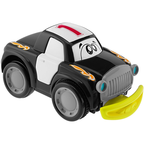 Машинка Turbo Touch Crash, черная, Chicco Машинка Turbo Touch Crash, черная, ChiccoМашинки<br>Машинка Turbo Touch Crash (Турбо Тач Крэш), голубая, Chicco (Чико) – это гоночный автомобиль, набирающий скорость от нажатия рукой на ее заднюю часть. Во время движения автомобиль вибрирует и издает звук «рычащего» двигателя. Врезаясь в препятствия, у машины открываются двери, а бампер отпадет под сопровождением звуковых эффектов. Машинка легко собирается обратно, и можно начинать новую игру.<br><br>Дополнительная информация:<br>-Цвет: черный<br>-Вес: 480 г<br>-Размер: 16x9,5x7,2 см<br>-Материалы: пластик<br>-Батарейки 3х АА 1,5 В (входят в комплект)<br><br>Забавная машинка станет отличным подарком и надолго увлечет Вашего малыша!<br><br>Машинка Turbo Touch Crash (Турбо Тач Крэш), голубая, Chicco (Чико) можно купить в нашем магазине.<br><br>Ширина мм: 208<br>Глубина мм: 155<br>Высота мм: 148<br>Вес г: 471<br>Возраст от месяцев: 24<br>Возраст до месяцев: 60<br>Пол: Мужской<br>Возраст: Детский<br>SKU: 4123473