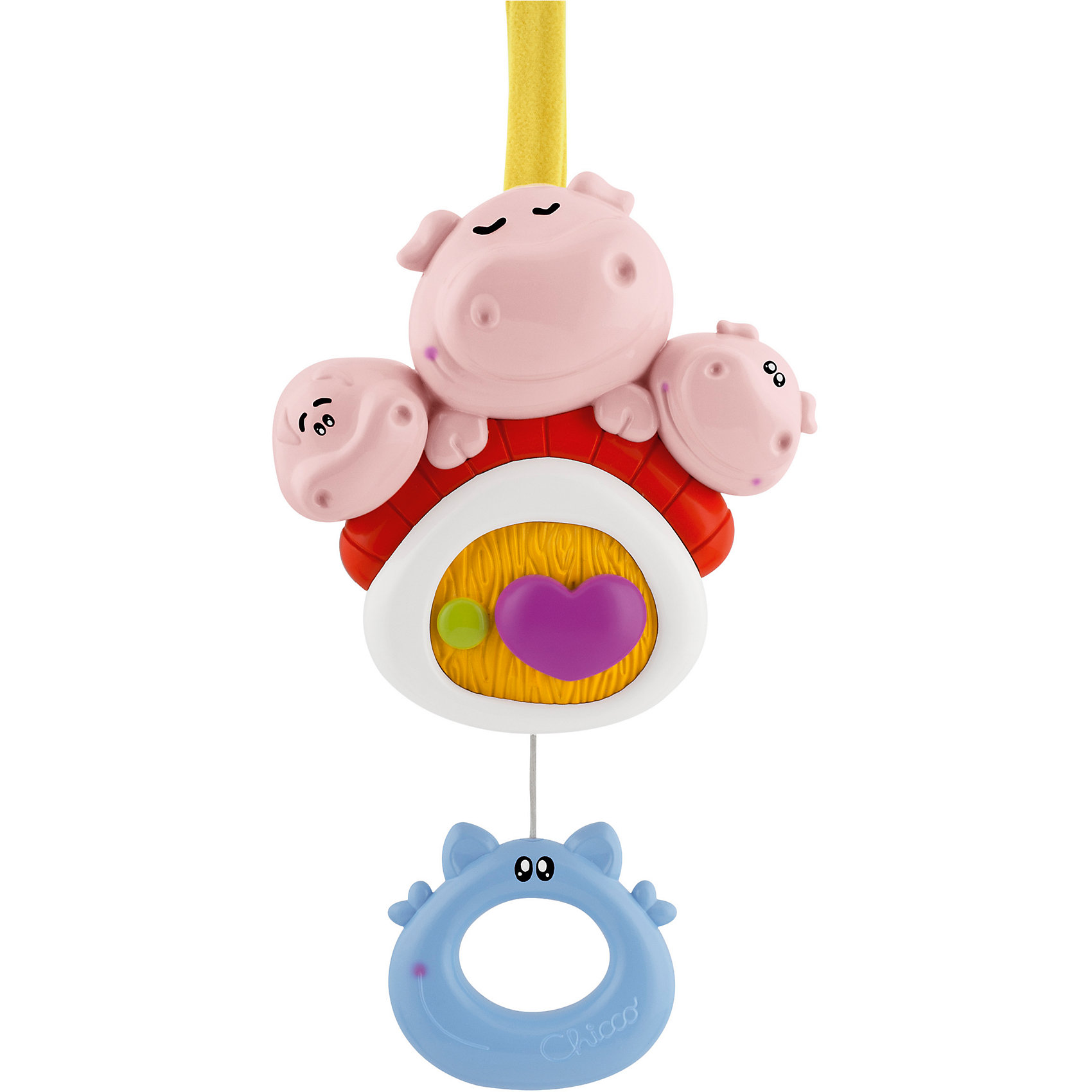 CHICCO Подвеска для кроватки 3 поросенка, музыкальная, Chicco мобили chicco игрушка проектор для кроватки бемби