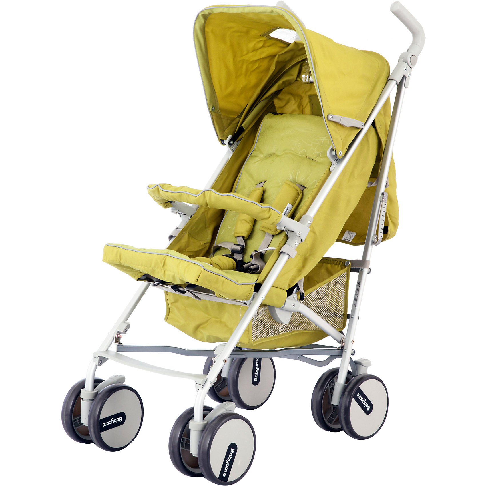 Коляска-трость Baby Care Premier, оливковый Коляска-трость Baby Care Premier, оливковыйКоляски-трости<br>Коляска-трость Premier (Премьер), Baby Care , оливковый – это прогулочная коляска-трость с расширенным функционалом. Здесь и полностью раскладывающийся капюшон, и 3 положения наклона спинки, и регулируемая подножка и еще множество приятных мелочей, которые редко встречаются у колясок данной категории. Мягкие сдвоенные колеса не только обеспечивают супер плавный ход коляски, но еще и стильно выглядят. Две поворотные в разных плоскостях ручки, большая корзина для вещей придется по вкусу всем мамам!<br><br>Характеристики:<br>-Тип: прогулочная<br>-Цвет: оливковый <br>-Механизм складывания: трость<br>-Регулировка спинки в 3 положениях <br>-Легкая алюминиевая рама <br>-5-точечные ремни безопасности <br>-Большой складной капюшон с 2-мя окошками<br>-Мягкие сдвоенные колеса из искусственной вспененной резины (пеноплена) <br>-Передние поворотные колеса с фиксатором<br>-Регулируемые в разных плоскостях ручки <br>-Стояночные тормоза на задних колесах <br>-Регулировка высоты ручки: есть<br><br>Комплектация: чехол на ноги, сетка для продуктов<br><br>Дополнительная информация:<br>-Вес коляски: 7 кг<br>-Габариты: 65х32х21 см<br>-Диаметр колёс: 15 см<br>-Ширина колёсной базы: 46 см<br>-Габариты в сложенном виде: 72x46 см<br>-Материалы: пеноплен, пластик, алюминий, текстиль<br><br>Компактная Коляска-трость Premier (Премьер), Baby Care , оливковый идеально подходит для приятных путешествий, ведь она очень компактна легко и быстро складывается одной рукой!<br><br>Коляска-трость Premier (Премьер), Baby Care , оливковый можно купить в нашем магазине.<br><br>Ширина мм: 720<br>Глубина мм: 460<br>Высота мм: 210<br>Вес г: 7500<br>Возраст от месяцев: 6<br>Возраст до месяцев: 36<br>Пол: Унисекс<br>Возраст: Детский<br>SKU: 4125330