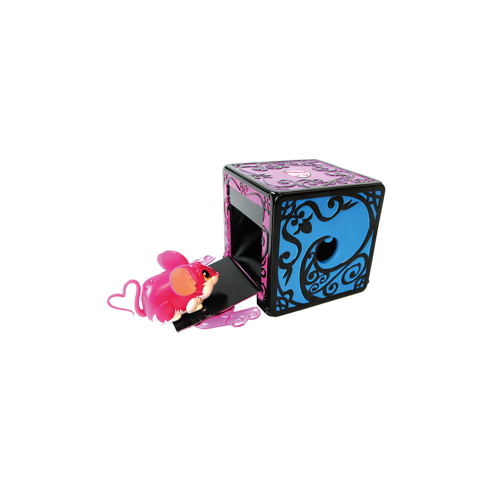 Игровой набор Коробка для фокуса с исчезновением, the Amazing Zhus, Jazwares Игровой набор Коробка для фокуса с исчезновением, the Amazing Zhus, JazwaresПрочие интерактивные игрушки<br>С помощью Игрового набора Коробка для фокуса с исчезновением, the Amazing Zhus (Удивительные Жу), Jazwares можно показать фокус с исчезновением мышки в коробке. Помести свою мышку в волшебную коробку, закрой дверцу, поверни вокруг своей оси, скажи: Абракадабра, и она исчезнет! Секрет фокуса: мышонка необходимо незаметно разместить в потайном кармашке, после чего продемонстрировать зрителям пустую коробку. А для того, чтобы фокус удался, необходимо хорошо отрепетировать свой номер, отточив ловкость рук и артистизм!<br><br>Характеристики:<br>-Можно играть со всеми мышами серии «Удивительные Жу» <br>-Чтобы стать настоящим мастером-фокусником, можно приобрести дополнительные наборы серии «Удивительные Жу» и придумывать все новые сцены и номера<br>-Яркая красочная коробка с узорами завораживает и делает фокус еще более магическим<br><br>Комплектация: коробка для фокуса, инструкция<br><br>Дополнительная информация:<br>-Материалы: пластик<br>-Размеры в упаковке: 15,5х15х15,5 см<br>-Вес в упаковке: 700 г<br>-Внимание! Мышка в набор НЕ входит<br><br>Играя с таким реквизитом, дети смогут поставить собственное цирковое представление и удивить своих друзей на празднике!<br><br>Игровой набор Коробка для фокуса с исчезновением, the Amazing Zhus (Удивительные Жу), Jazwares можно купить в нашем магазине.<br><br>Ширина мм: 156<br>Глубина мм: 159<br>Высота мм: 159<br>Вес г: 555<br>Возраст от месяцев: 48<br>Возраст до месяцев: 96<br>Пол: Женский<br>Возраст: Детский<br>SKU: 4125624