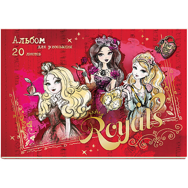 Красный альбом для рисования Наследники. Ever after High 20 листов Красный альбом для рисования Наследники. Ever after High 20 листовБумажная продукция<br>Рисование - один из любимых видов детского творчества, которое развивает у ребенка воображение, творческое мышление, зрительную память и цветовое восприятие, а красочно оформленный альбом сделает творческий процесс еще интереснее и привлекательнее. Альбом для рисования Наследники. Ever after High выполнен в стиле популярного мультсериала Ever after High (Эвер Афтер Хай) (Школа Долго и Счастливо) и украшен изображениями его очаровательных героинь. Бумага альбома отличается высокой прочностью и подходит для рисования акварелью, гуашью, карандашами и фломастерами. Обложка из мелованного картона. <br><br>Дополнительная информация:<br><br>- Материал: бумага (плотность 100г/м2). <br>- Объем: 20 л.<br>- Формат: А4.<br>- Размер: 30 х 21 х 1 см.<br>- Вес: 165 гр.<br><br>Красный альбом для рисования Наследники. Ever after High, 20 листов, можно купить в нашем интернет-магазине.<br><br>Ширина мм: 3<br>Глубина мм: 210<br>Высота мм: 300<br>Вес г: 165<br>Возраст от месяцев: 48<br>Возраст до месяцев: 96<br>Пол: Женский<br>Возраст: Детский<br>SKU: 4131238