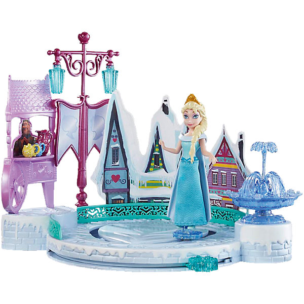 Кукла Эльза с аксессуарами, Disney Princess Кукла Эльза с аксессуарами, Disney PrincessИгрушки<br>Погрузись в зимнюю сказку вместе с прекрасной Эльзой! Принцесса обожает зимние забавы и катание на коньках. С помощью специального рычага можно перемещать куклу по льду небольшого озера, создавая иллюзию скольжения. Озеро располагается около чудесных маленьких домиков и красивого фонтана. Эльза одета в голубое платье, на голове у нее королевская корона. Фигурка прекрасно детализирована и очень похожа на героиню мультфильма Холодное сердце (Frozen). Прекрасный набор для вашей маленькой прекрасно принцессы! <br><br>Дополнительная информация:<br><br>- Материал: пластик.<br>- Размер упаковки: 30 x 25 x 6 см.<br>- Не требуются батарейки. <br>- Комплектация: фигурка Эльзы, каток, дома, фонтан. <br><br>Куклу Эльзу с аксессуарами, Disney Princess (Принцессы Диснея) можно купить в нашем магазине.<br><br>Ширина мм: 310<br>Глубина мм: 261<br>Высота мм: 68<br>Вес г: 456<br>Возраст от месяцев: 36<br>Возраст до месяцев: 72<br>Пол: Женский<br>Возраст: Детский<br>SKU: 4132313