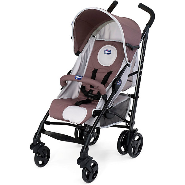 Коляска-трость Chicco Lite Way Top BB, шоколадно-серый Коляска-трость Chicco Lite Way Top BB, шоколадно-серыйКоляски-трости<br>Характеристики коляски-трости Lite Way Top:<br><br>• жесткая спинка с мягкой обивкой;<br>• спинка опускается одной рукой до горизонтального положения;<br>• система 5-ти точечных ремней безопасности;<br>• устанавливается защитный бампер;<br>• регулируемая подножка, 2 положения;<br>• складной капюшон;<br>• теплый и мягкий чехол на ножки;<br>• дождевик закрывает коляску со всех сторон;<br>• съемные чехлы прогулочного блока и капюшона, снимается также корзина для покупок;<br>• стирка тканевых элементов при температуре 30 градусов;<br>• длина спального места: 81 см;<br>• ширина сиденья: 32 см;<br>• глубина сиденья: 27 см;<br>• длина подножки: 11 см.<br><br>Рама коляски: <br><br>• одинарные передние поворотные колеса с блокировкой;<br>• задние сдвоенные колеса с тормозной системой;<br>• ручки отдельные, на ручках имеются прорезиненные мягкие накладки;<br>• корзина для покупок используется как рюкзак;<br>• механизм складывания коляски: трость;<br>• облегченная рама с использованием эллиптических трубок;<br>• материал рамы: алюминий, колеса – пластик;<br>• диаметр колес: 14 см, 17,5 см.<br><br>Размер коляски: 87,5х46,5х103 см<br>Размер коляски в сложенном виде: 110х29х29 см<br>Вес коляски: 7 кг<br>Вес в упаковке: 10,45 кг<br><br>Коляска-трость с регулируемой в 5-ти положениях спинкой раскладывается до горизонтального положения. Регулируемый капюшон защищает от солнечных лучей, а чехол на ножки используется в холодное время года. Корзина для покупок пригодится для транспортировки детских игрушек или продуктов в небольшом количестве. При необходимости корзину можно снять и постирать. <br><br>Коляску-трость LITE WAY TOP, Chicco, Dune можно купить в нашем интернет-магазине.<br><br>Ширина мм: 290<br>Глубина мм: 270<br>Высота мм: 1100<br>Вес г: 10450<br>Цвет: коричневый<br>Возраст от месяцев: 0<br>Возраст до месяцев: 24<br>Пол: Унисекс<br>Возраст: Детский<br>SKU: 4133152