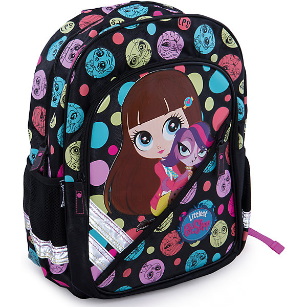 Школьный рюкзак Littlest Pet Shop Школьный рюкзак Littlest Pet ShopLittlest Pet Shop<br>Модель отлично подходит для учебы и повседневных дел. Два вместительных отделения закрываются на молнию и позволяют разместить в себе все необходимые школьные принадлежности. На фронтальной части имеется угловой карман на молнии для аксессуаров. Боковые части снабжены карманами- сетками, в которое ребенок может поместить бутылочки и прочие мелочи.<br><br>Дополнительная информация:<br><br>Размер: 38 х 29 х 13 см.<br>Рюкзак с эргономической EVA-спинкой.<br>Два отделения на молнии. Угловой карман на фронтальной стороне рюкзака, по бокам два кармана-сетки.<br><br>Рюкзак Littlest Pet Shop (Маленький зоомагазин) можно купить в нашем магазине.<br><br>Ширина мм: 380<br>Глубина мм: 290<br>Высота мм: 130<br>Вес г: 558<br>Возраст от месяцев: 72<br>Возраст до месяцев: 144<br>Пол: Женский<br>Возраст: Детский<br>SKU: 4140871