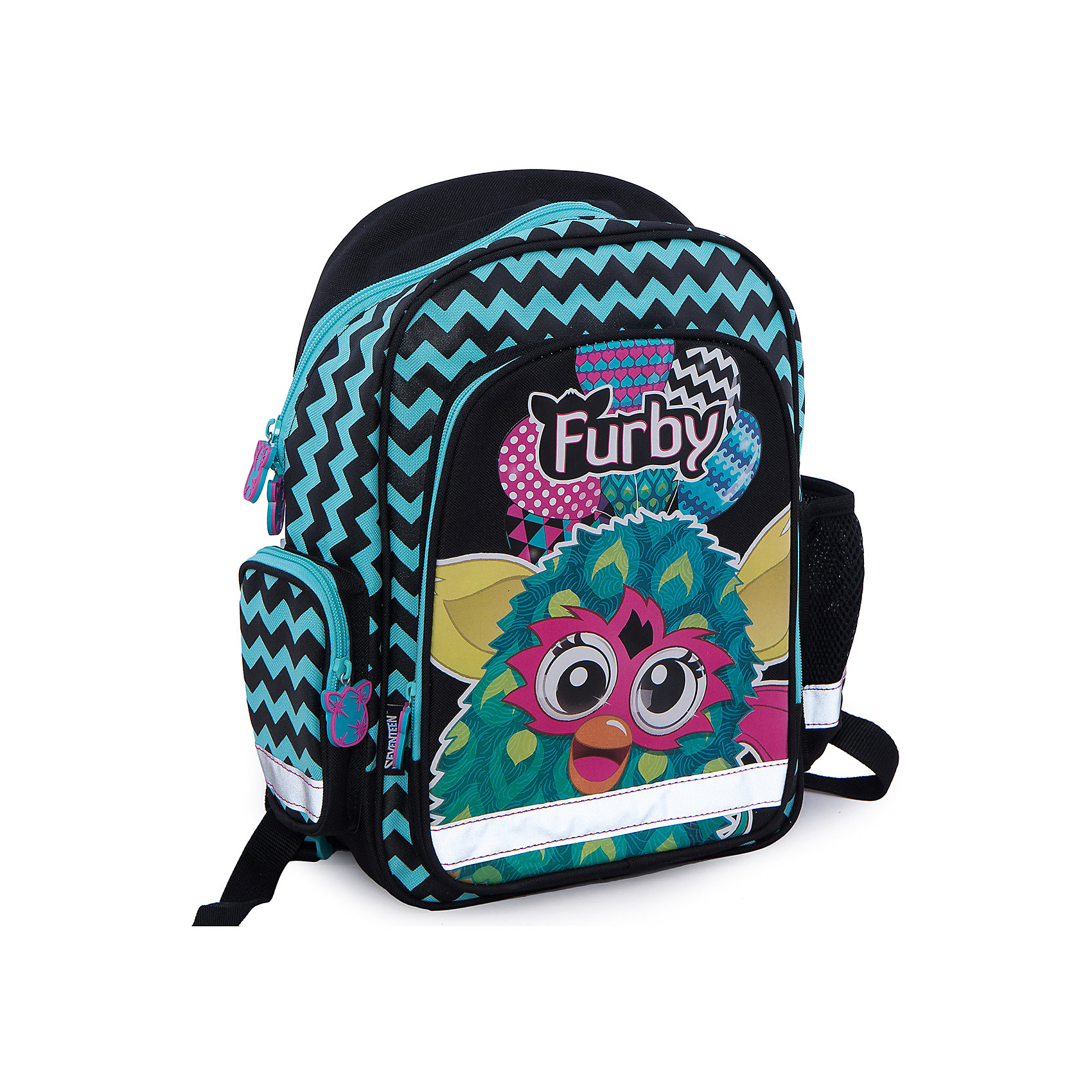 Школьный рюкзак Furby с эргономической EVA-спинкой Школьный рюкзак Furby с эргономической EVA-спинкойРюкзак с эргономической спинкой, выполненной с использованием толстого поролона. Основное отделение с двумя разделителями.<br>На фронтальной панели рюкзака вместительный карман, выполненный в виде органайзера для канцелярских принадлежностей и мелочей.<br>Рюкзак снабжен двумя боковыми карманами и текстильной ручкой с резиновым захватом.<br><br>Дополнительная информация:<br><br>Рюкзак с эргономической спинкой, выполненной с использованием толстого поролона. Основное отделение с двумя разделителями.<br>Фронтальный и два боковых кармана.<br>Размер 38 x 29 x 13 см.<br><br>Рюкзак Furby (Ферби) с эргономической EVA-спинкой можно купить в нашем магазине.<br><br>Ширина мм: 380<br>Глубина мм: 290<br>Высота мм: 130<br>Вес г: 640<br>Возраст от месяцев: 72<br>Возраст до месяцев: 144<br>Пол: Женский<br>Возраст: Детский<br>SKU: 4140897