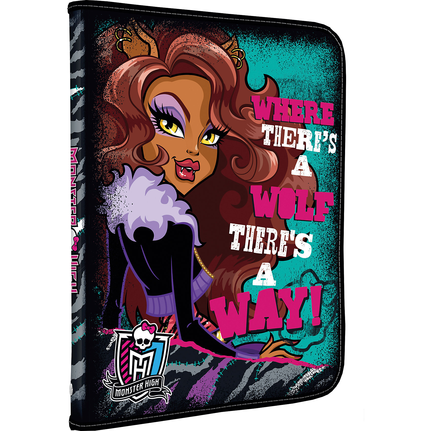 Папка для тетрадей А5 Monster High Папка для тетрадей А5 Monster HighMonster High<br>Папка предназначена для хранения тетрадей, рисунков и бумаг максимальным форматом А5. Папка выполнена из прочного материала и содержит одно отделение. Застежка-молния со всех трех сторон обеспечивает комфортный доступ к содержимому. С такой папкой тетради Вашего ребенка всегда будут аккуратными.<br><br>Дополнительная информация:<br><br>Папка для тетрадей. Молния с 3-х сторон. Толщина пластика: 0,5 мм.<br>Размер 24 x 18,5 x 2,5 см.<br><br>Папку для тетрадей А5 Monster High (Монстр Хай) можно купить в нашем магазине.<br><br>Ширина мм: 240<br>Глубина мм: 185<br>Высота мм: 25<br>Вес г: 60<br>Возраст от месяцев: 120<br>Возраст до месяцев: 144<br>Пол: Женский<br>Возраст: Детский<br>SKU: 4140956