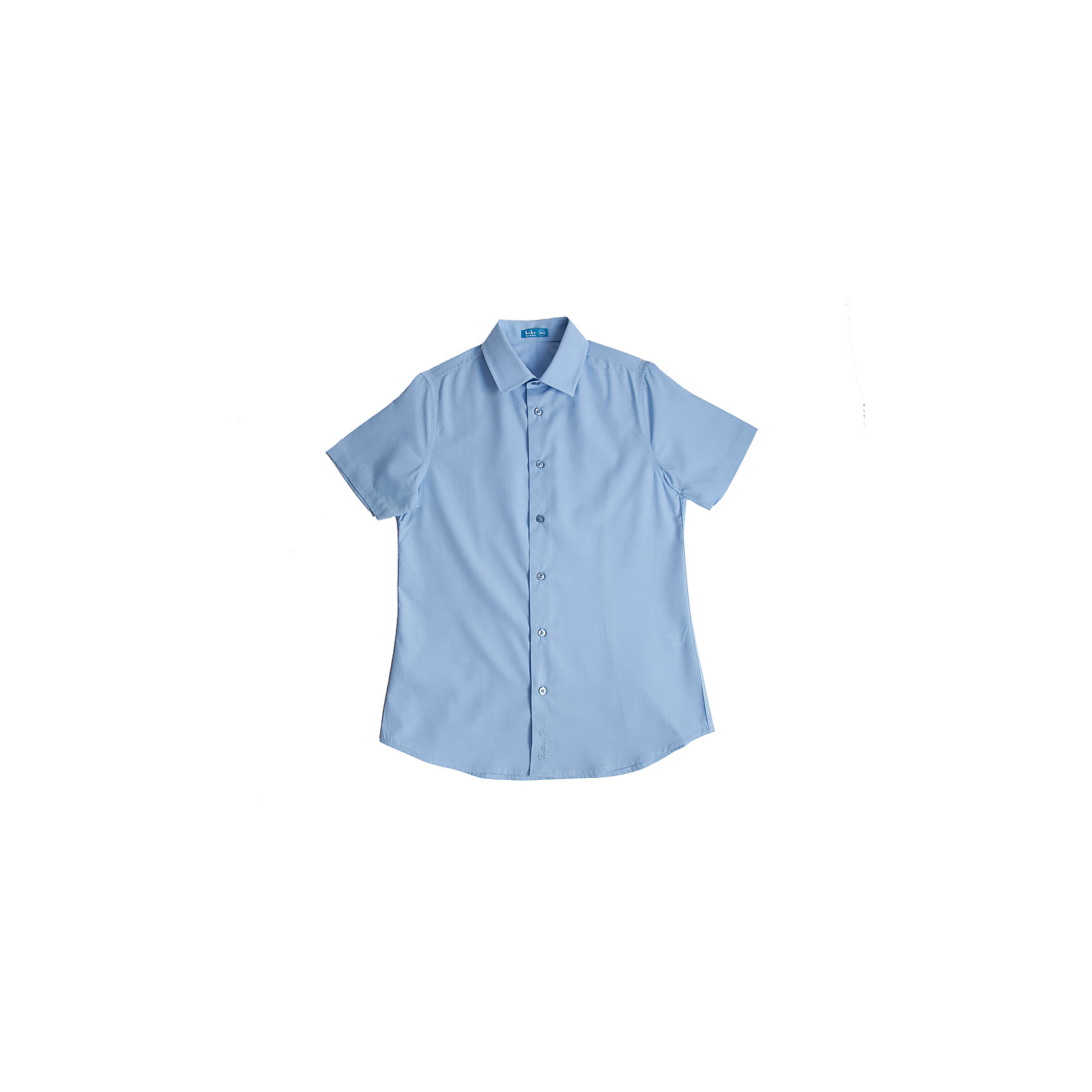 Рубашка для мальчика Button Blue Рубашка для мальчика Button BlueБлузки и рубашки<br>Голубая рубашка с коротким рукавом - незаменимая вещь для жарких школьных классов. Значительное содержание хлопка в изделии обеспечит отличные гигиенические свойства, полиэстер в составе волокна сделает сорочку долговечной, а уход за ней легким и приятным. рубашка имеет деликатную фирменную вышивку в нижней части планки.<br>Состав:<br>50% хлопок 50% полиэстер<br><br>Ширина мм: 174<br>Глубина мм: 10<br>Высота мм: 169<br>Вес г: 157<br>Цвет: голубой<br>Возраст от месяцев: 72<br>Возраст до месяцев: 84<br>Пол: Мужской<br>Возраст: Детский<br>Размер: 122,152,146,140,134,158,128<br>SKU: 4147198