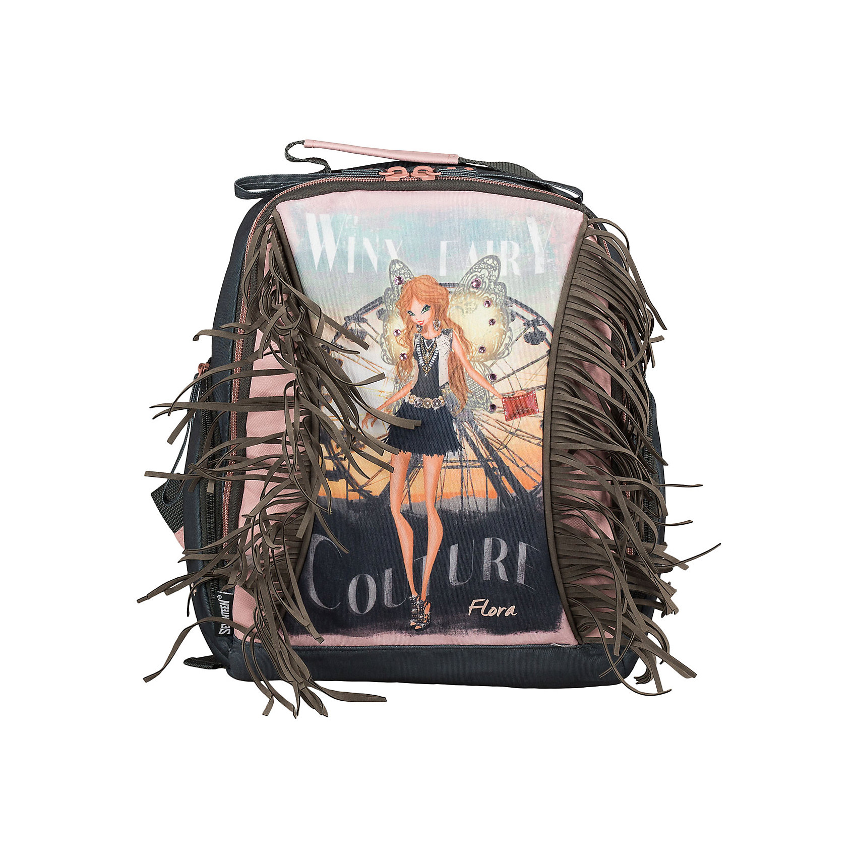Школьный рюкзак Winx Fairy Couture с усиленной спинкой, Winx Club Школьный рюкзак Winx Fairy Couture с усиленной спинкой, Winx ClubWinx Club<br>Рюкзак на молнии изготовлен из водостойкого, износостойкого материала. Дно и корпус рюкзака мягкие. Спинка усилена поролоном. На фронтальной части есть текстильный кант, в который вставлен пластик, для придания формы рюкзаку. Одно большое вместительное отделение с навесным карманом на молнии. Лямки специальной S-образной формы, регулируемые по длине с поролоновыми вставками и воздухообменным сетчатым материалом. По бокам расположены карманы, закрывающиеся на молнию. Рюкзак снабжен текстильной ручкой.<br><br>Дополнительная информация:<br><br>Размер: 35 х 31 х 14 см.<br><br>Мягкий рюкзак Winx Fairy Couture с усиленной спинкой, Winx Club (Клуб Винкс: Школа волшебниц) можно купить в нашем магазине.<br><br>Ширина мм: 350<br>Глубина мм: 310<br>Высота мм: 140<br>Вес г: 450<br>Возраст от месяцев: 72<br>Возраст до месяцев: 144<br>Пол: Женский<br>Возраст: Детский<br>SKU: 4177249