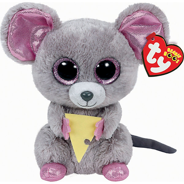 Мягкая игрушка Мышонок Squeaker с кусочком сыра, 15 см, Beanie Boos, Ty Мягкая игрушка Мышонок Squeaker с кусочком сыра, 15 см, Beanie Boos, TyМягкие игрушки животные<br>Мягкая игрушка Мышонок Squeaker с кусочком сыра, 15 см, Beanie Boos, Ty (Тай)<br><br>Характеристики:<br><br>• игрушка мягкая и приятная на ощупь<br>• не содержит опасных для ребенка материалов<br>• высота игрушки: 15 см<br>• способствует развития тактильных навыков и мелкой моторики<br>• материал: текстиль, искусственный мех, пластик<br><br>Мышонок Squeaker очень милый и доброжелательный малыш. Блестящие вставки на ушках, глазках и лапках делают мышонка еще привлекательнее для детей. В руках у Squeaker маленький кусочек сыра, которым он с радостью полакомится. Игра с мягкими игрушками способствуют развитию мелкой моторики рук и тактильных навыков.<br><br>Мягкую игрушку Мышонок Squeaker с кусочком сыра, 15 см, Beanie Boos, Ty (Тай) вы можете купить в нашем интернет-магазине.<br><br>Ширина мм: 144<br>Глубина мм: 83<br>Высота мм: 88<br>Вес г: 84<br>Возраст от месяцев: 12<br>Возраст до месяцев: 60<br>Пол: Женский<br>Возраст: Детский<br>SKU: 4222213