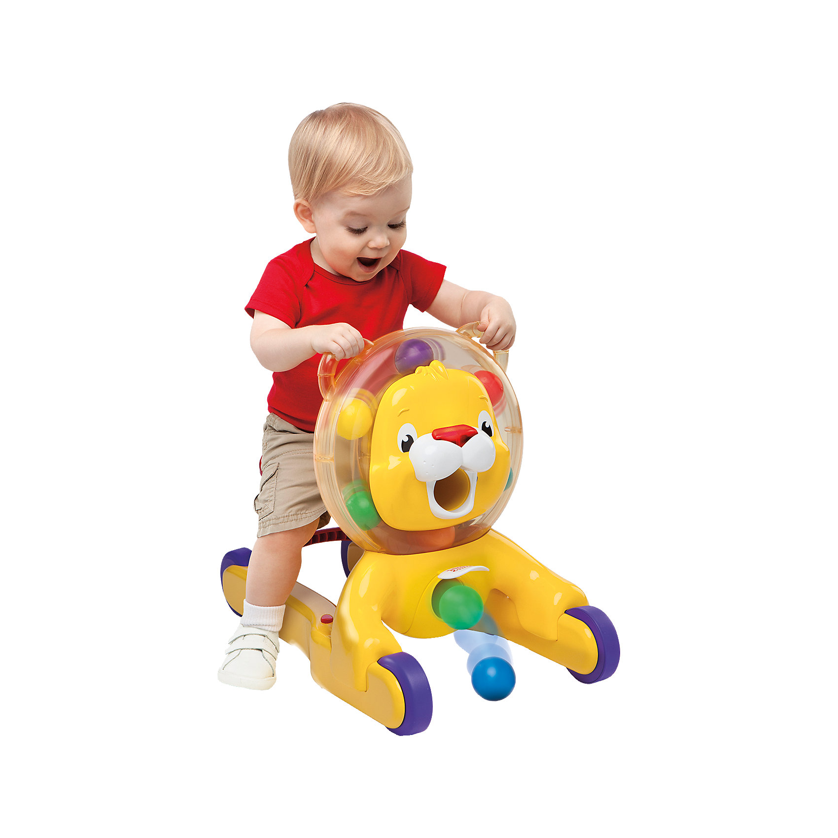 Kids II Ходунки-каталка Веселый лев, Bright Starts ходунки
