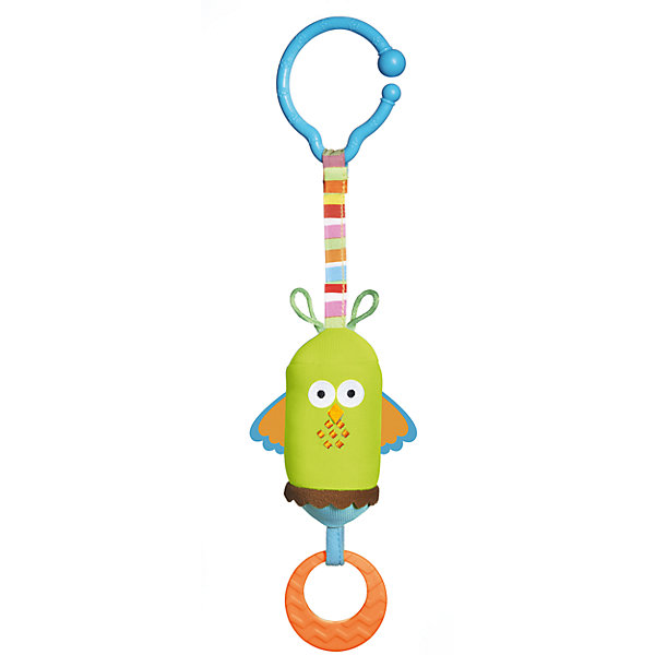 Игрушка подвесная Сова, Tiny Love Игрушка подвесная Сова, Tiny LoveИгрушки для новорожденных<br>Подвесная игрушка «Сова», которую удобно брать с собой на прогулку или в поездку, несомненно порадует вашего малыша!<br><br>Приятный звук колокольчиков поощряет ребенка тянуться к игрушке и пытаться ее схватить.<br>Красивый и красочный дизайн особо подходит для развивающегося зрения ребенка в течение первого года.<br>У Совы есть колечко, за которое малыш легко ухватит погремушку.<br>Простое и удобное крепление подойдет для кроваток, колясок, дуг развивающего коврика и автокресел.<br><br>Ширина мм: 465<br>Глубина мм: 415<br>Высота мм: 315<br>Вес г: 100<br>Возраст от месяцев: 0<br>Возраст до месяцев: 12<br>Пол: Унисекс<br>Возраст: Детский<br>SKU: 4265534