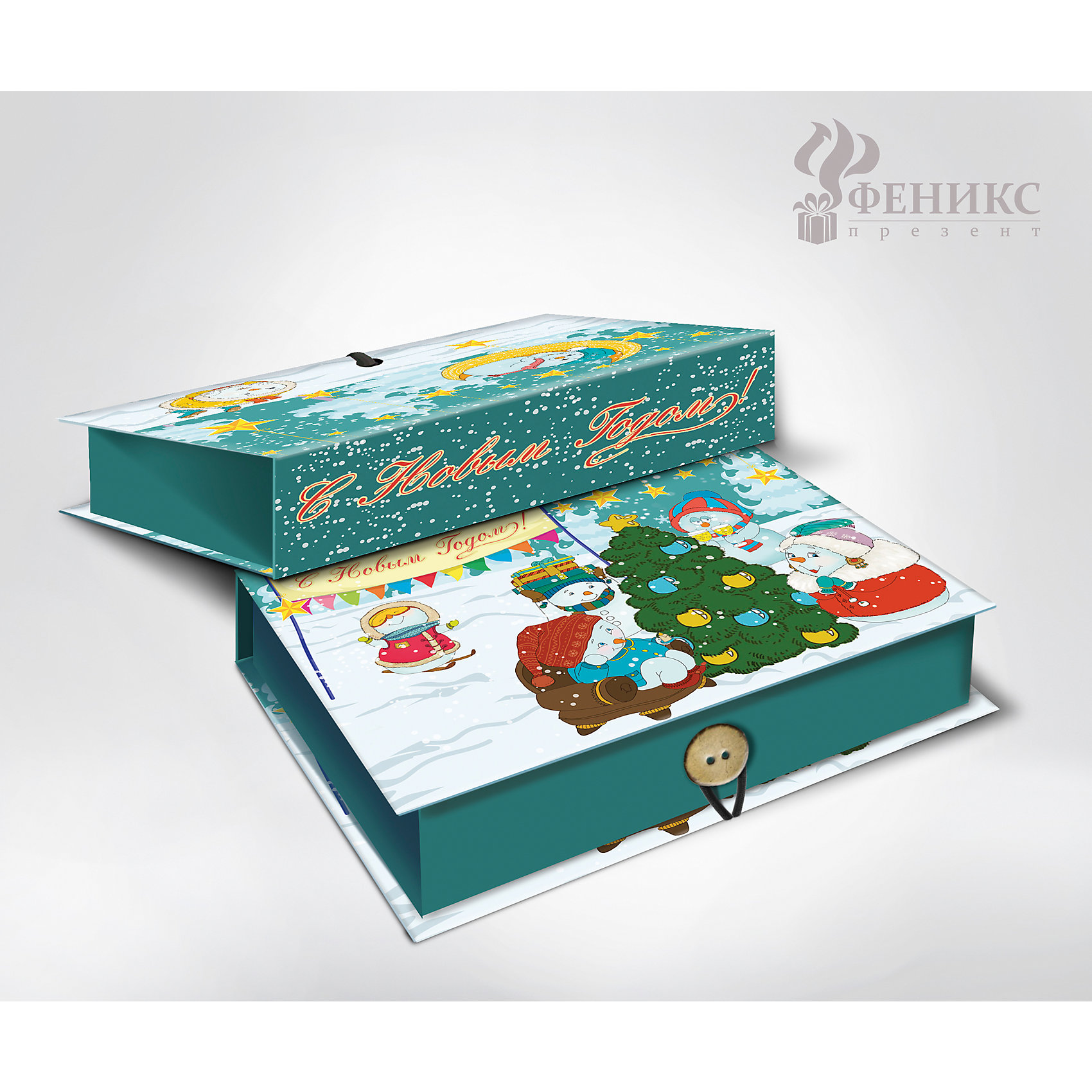 Подарочная коробка Снеговики и ёлочка 18*12*5 см Подарочная коробка Снеговики и ёлочка 18*12*5 смПодарочная коробка Снеговики и ёлочка 18*12*5 см - этот яркий аксессуар станет достойным украшением новогоднего подарка.<br>Подарочная коробка Снеговики и ёлочка выполнена из плотного картона. Изделие оформлено красочным изображением забавных снеговиков, нарядной новогодней ели и надписью С Новым Годом!. Коробка закрывается на пуговицу. Подарочная коробка поможет красиво оформить новогодний подарок для родных и друзей и создать праздничное настроение, ведь подарок, преподнесенный в оригинальной упаковке, всегда будет самым эффектным и запоминающимся. Окружите близких людей вниманием и заботой, вручив презент в нарядном, праздничном оформлении.<br><br>Дополнительная информация:<br><br>- Размер: 18 х 12 х 5 см.<br>- Материал: мелованный, ламинированный, нагофрированный картон<br>- Плотность: 1100 г/м2<br><br>Подарочную коробку Снеговики и ёлочка 18*12*5 см можно купить в нашем интернет-магазине.<br><br>Ширина мм: 50<br>Глубина мм: 120<br>Высота мм: 180<br>Вес г: 126<br>Возраст от месяцев: 36<br>Возраст до месяцев: 2147483647<br>Пол: Унисекс<br>Возраст: Детский<br>SKU: 4274780