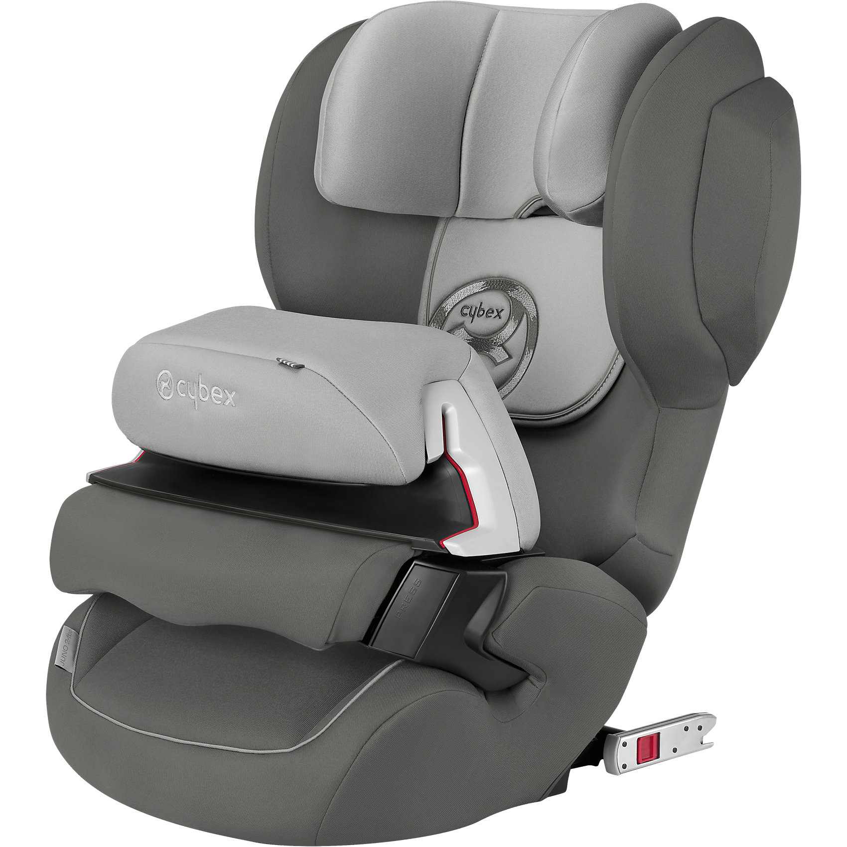 Автокресло Cybex Juno 2-Fix , 9-18 кг, Manhattan Grey 2016 Автокресло Cybex Juno 2-Fix , 9-18 кг, Manhattan Grey 2016Автокресла с креплением Isofix<br>Высокотехнологичное надежное автокресло позволит перевозить ребенка, не беспокоясь при этом о его безопасности. Оно предназначено для предназначено для детей весом от 9 до 18 килограмм. Такое кресло обеспечит малышу не только безопасность, но и комфорт (регулируемый угол наклона и высота подголовника). Вместо пятиточечных ремней ребенок фиксируется при помощи защитного столика, не ограничивая ему свободы движений<br>Автокресло устанавливают по ходу движения. Такое кресло дает возможность свободно путешествовать, ездить в гости и при этом быть рядом с малышом. Конструкция - очень удобная и прочная. Изделие произведено из качественных и безопасных для малышей материалов, оно соответствуют всем современным требованиям безопасности. Оно отлично показало себя на краш-тестах.<br> <br>Дополнительная информация:<br><br>цвет: серый;<br>материал: текстиль, пластик;<br>вес ребенка: 9 до 18 кг;<br>регулируемая подушка безопасности;<br>регулируемый по высоте подголовник;<br>усовершенствованная система циркуляции воздуха;<br>встроенный ящик для мелочей:<br>съемный чехол;<br>по мере взросления ребенка трансформируется в бустер; <br>регулировка положения автокресла одной рукой;<br>регулируемый угол наклона;<br>можно использовать со штатными ремнями или с дополнительной базой;<br>7-позиционный регулируемый по высоте подголовник;<br>крепление по ходу движения;<br>система защиты от боковых ударов;<br>соответствие Европейскому стандарту безопасности ЕСЕ R44/04.<br><br>АвтокреслоJuno 2-Fix, 9-18 кг., Manhattan Grey 2016, от компании Cybex можно купить в нашем магазине.<br><br>Ширина мм: 635<br>Глубина мм: 460<br>Высота мм: 415<br>Вес г: 8490<br>Цвет: серый<br>Возраст от месяцев: 9<br>Возраст до месяцев: 36<br>Пол: Унисекс<br>Возраст: Детский<br>SKU: 4284841
