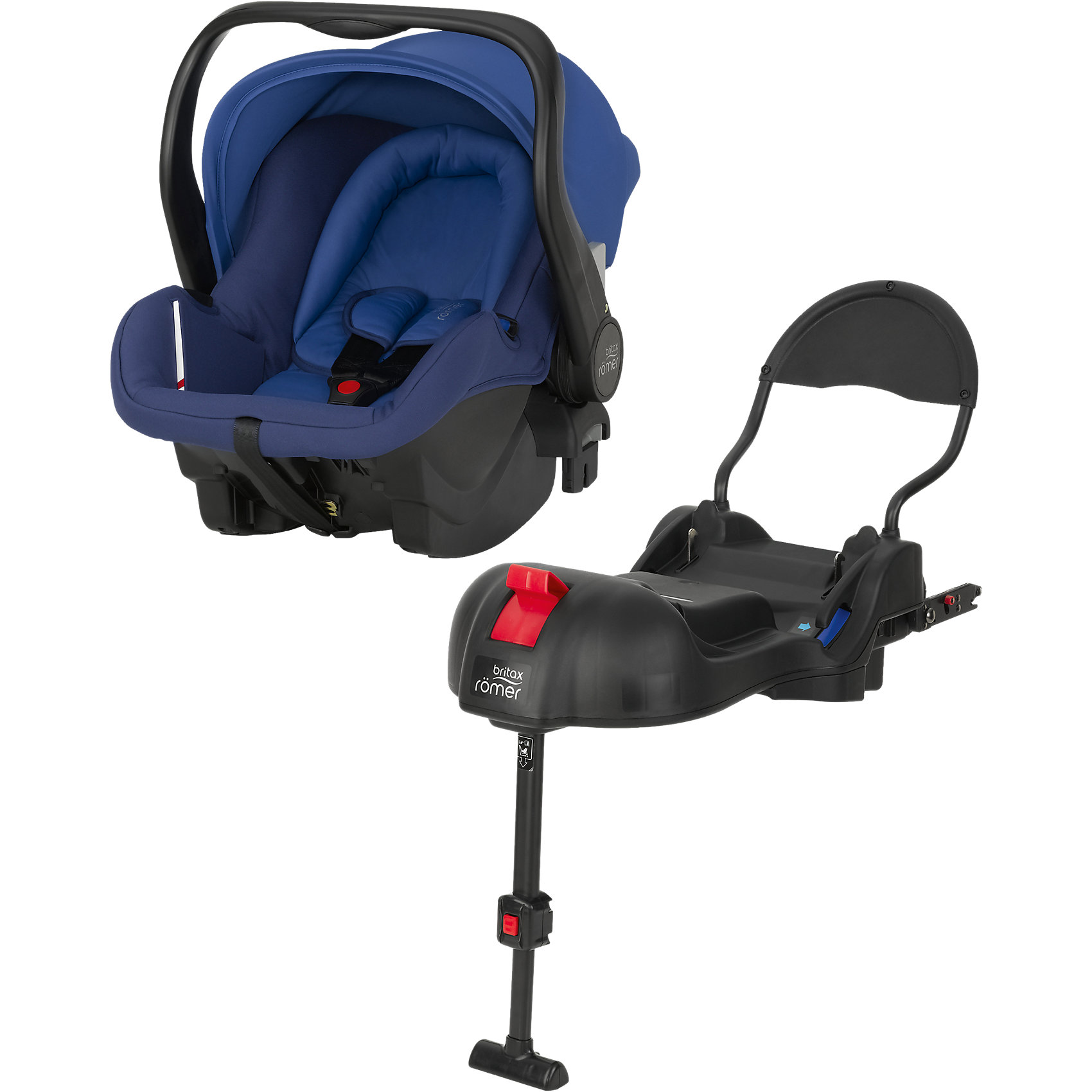 Автокресло Britax Romer PRIMO 0-13 кг, Ocean Blue Trendline + база Автокресло Britax Romer PRIMO 0-13 кг, Ocean Blue Trendline + базаГруппа 0+ (До 13 кг)<br>Комплект: автолюлька для детей от 0 до 13 кг и база PRIMO. <br><br>Особенности автокресла Primo: <br>Внутренний 3-точечный ремень безопасности регулируется всего одним движением руки.<br>Специальный вкладыш для новорожденных, состоящий из 2 частей (подголовника с мягкими бортиками и подушки под спину), обеспечивает комфорт и безопасность во время сна. При необходимости вынимается, увеличивая свободное пространство внутри автокресла. Совместимость с детскими колясками BRITAX, оснащенными механизмом CLICK & GO. Съемный капор для защиты от солнца и ветра с защитой от УФ-излучения 50+. Эргономичная ручка для переноски: для ношения и использования в авто; для укладывания ребенка; для надежной установки за пределами автомобиля. Быстросъемный моющийся чехол с мягкой подкладкой, не требующий расцепления ремня безопасности. Изогнутое основание для укачивания или кормления. Глубокие боковины с мягкой обивкой и плечевые накладки на внутренних ремнях для еще большего комфорта ребенка. Быстрая и простая установка с помощью 3-точечного ремня безопасности автомобиля или специальной базы PRIMO. Вес: 4,7 кг. Габариты: 66 - 82 х 32,5 х 70 см<br>Особенности базы Primo:<br>Легко регулируемая опора придает дополнительную устойчивость конструкции. Цветовые индикаторы информируют о надежном креплении детского кресла и правильном размещении опоры. Пластина против отскока оптимизирует защитное действие в критической ситуации. Легко складывается для дальнейшего хранения, не занимая много места. База может оставаться в автомобиле. Продается только в комплекте с автолюлькой PRIMO. Крепление с помощью ремня и Isofix.<br><br>Ширина мм: 730<br>Глубина мм: 490<br>Высота мм: 485<br>Вес г: 12274<br>Цвет: синий<br>Возраст от месяцев: 0<br>Возраст до месяцев: 12<br>Пол: Мужской<br>Возраст: Детский<br>SKU: 4292289