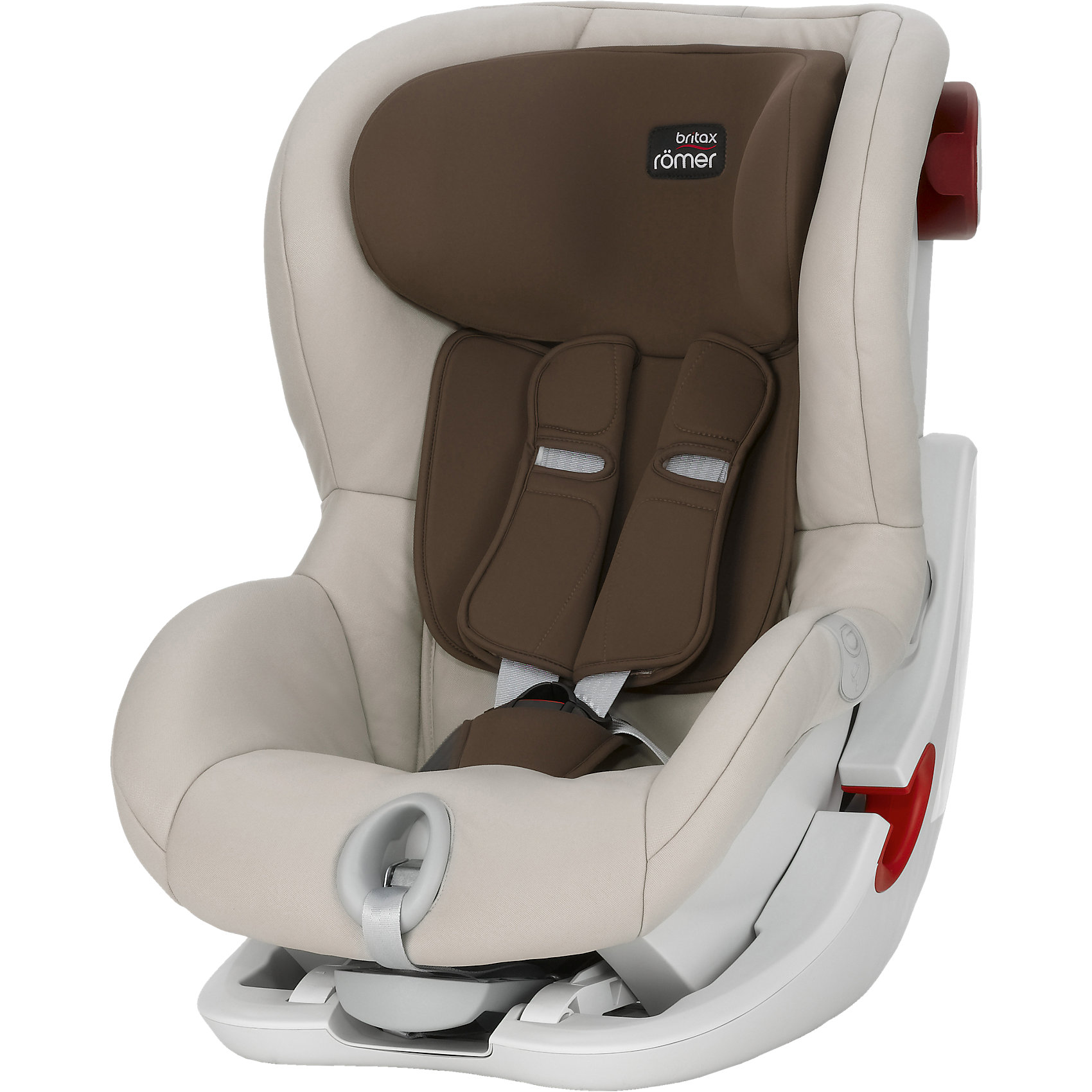 Автокресло Britax Romer KING II, 9-18 кг, Sand Beige Автокресло Britax Romer KING II, 9-18 кг, Sand BeigeГруппа 1 (От 9 до 18 кг)<br>King II - это обновленная версия King Plus - одного из наиболее популярных автокресел от Britax R?mer. <br>Модель KING II оснащена новой системой донатяжения штатного ремня безопасности автомобиля, которая обеспечивает простую, надежную и прочную установку кресла в салоне.<br><br>Дополнительная информация:<br> <br>- Установка в автомобиле с помощью штатного ремня безопасности<br>- Индикатор определяет уровень натяжения внутреннего ремня автокресла<br>- 5-точечные ремни безопасности, регулируемые одной рукой<br>- Угол наклона регулируется в 4-х положениях<br>- Система наклона кресла вперед обеспечивает улучшенный доступ и обзор при установке кресла в салоне автомобиля<br>- Глубокие мягкие боковины обеспечивают оптимальную защиту при боковых столкновениях<br>- Мягкие плечевые накладки на ремни для максимального комфорта<br>- Съемный моющийся чехол<br>- Батарейки включены в комплект поставки<br>- Размеры (Д / Ш / В): 54 х 45 х 67 см<br>- Размеры спинки сиденья (Д / Ш): 30 х 34 см<br>- Длина спинки: 55 см<br>- Вес: 10.3 кг<br><br><br>Автокресло KING II, 9-18 кг., Britax Romer, Sand Beige можно купить в нашем магазине.<br><br>Ширина мм: 685<br>Глубина мм: 565<br>Высота мм: 475<br>Вес г: 11930<br>Цвет: бежевый<br>Возраст от месяцев: 9<br>Возраст до месяцев: 36<br>Пол: Унисекс<br>Возраст: Детский<br>SKU: 4292298