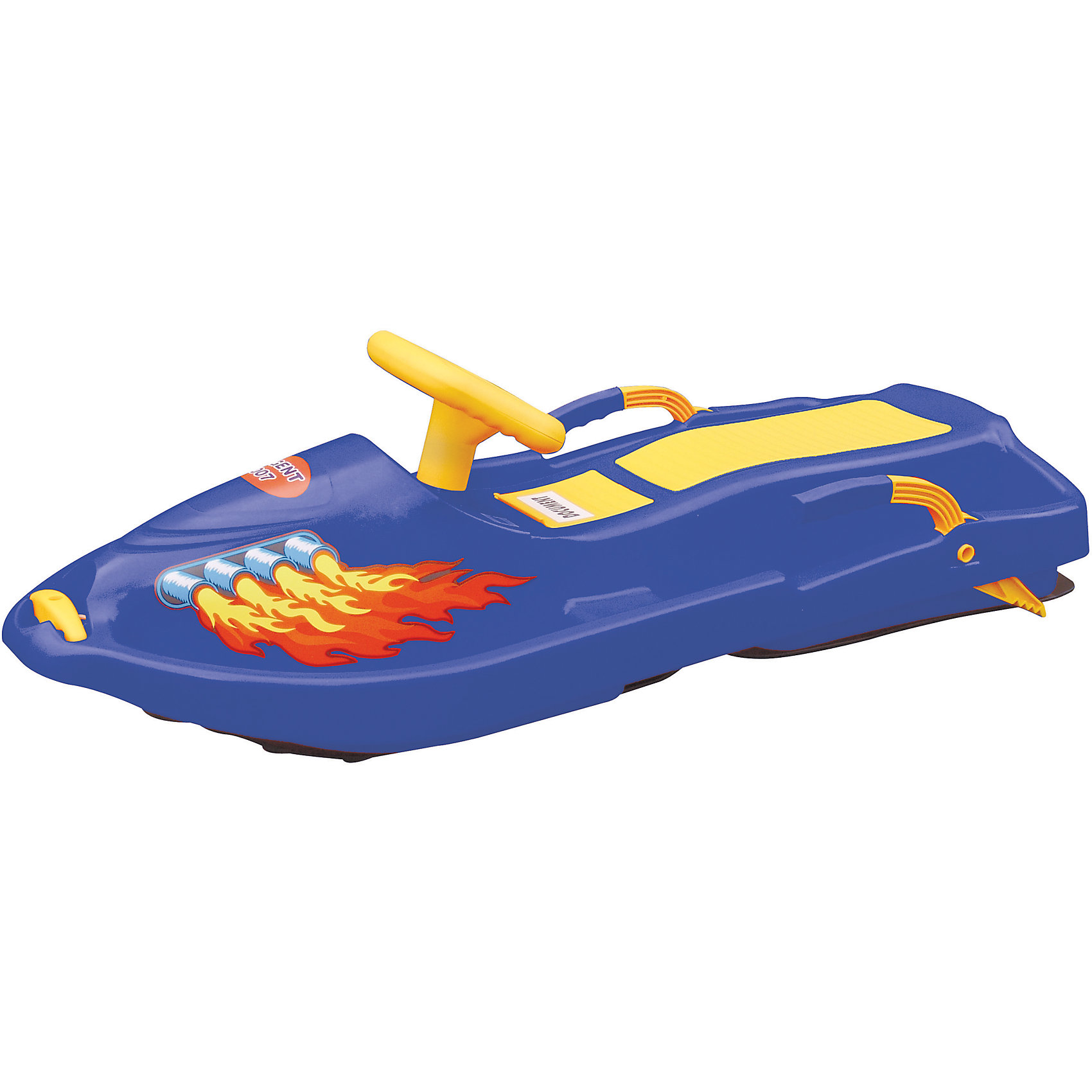 Санки Snow Boat Санки Snow BoatСанки и снегокаты<br>Санки Snow Boat выполнены в виде яркого скутера. Модель изготовлена из высококачественного прочного пластика, имеет тормоз и буксирный шнур. Специальные выступы для ног позволяют ребенку лучше удерживать равновесие. Широкие полозья на которых располагаются санки связаны с рулем специальным рычагом, при повороте руля полозья меняют свое положение. В носовой части есть небольшое углубление, в которое складывает нейлоновый шнур, соединяющий снегокат и небольшую ручку. Прекрасный вариант для зимних забав! Игры и прогулки на свежем воздухе очень полезны для детей, они укрепляют иммунитет ребенка и, конечно, дарят хорошее настроение. <br><br>Дополнительная информация:<br><br>- Материал: пластик.<br>- Цвет: синий.<br>- Размер: 93x43x27 см.<br>- Количество посадочных мест: 2<br>- Рулевое управление. <br>- Тормоз.<br>- Буксирный шнур.<br>- Максимальная нагрузка: 50 кг.<br><br>Санки Snow Boat можно купить в нашем магазине.<br><br>Ширина мм: 930<br>Глубина мм: 430<br>Высота мм: 270<br>Вес г: 3200<br>Возраст от месяцев: 36<br>Возраст до месяцев: 96<br>Пол: Унисекс<br>Возраст: Детский<br>SKU: 4295756