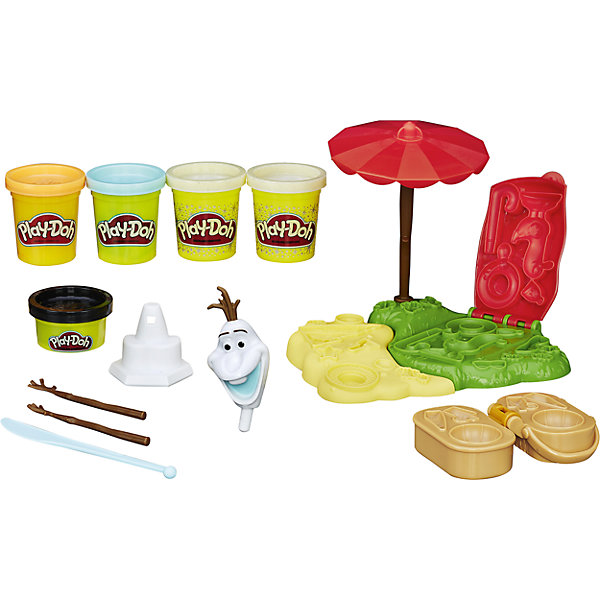 Игровой набор Летние приключения Олафа, Play-Doh Игровой набор Летние приключения Олафа, Play-DohНаборы для лепки<br>Помоги Олафу воплотить его мечты о лете в жизнь! Любимый всеми снеговик наконец получит шанс попасть на пляж и провести чудесный яркий день под горячим солнышком. Создай Олафа используя полуформы и блестящий Play-Doh. Добавь реалистичности игре с помощью множества пляжных акссесуаров.<br><br>Ширина мм: 221<br>Глубина мм: 203<br>Высота мм: 60<br>Вес г: 560<br>Возраст от месяцев: 36<br>Возраст до месяцев: 72<br>Пол: Унисекс<br>Возраст: Детский<br>SKU: 4319034