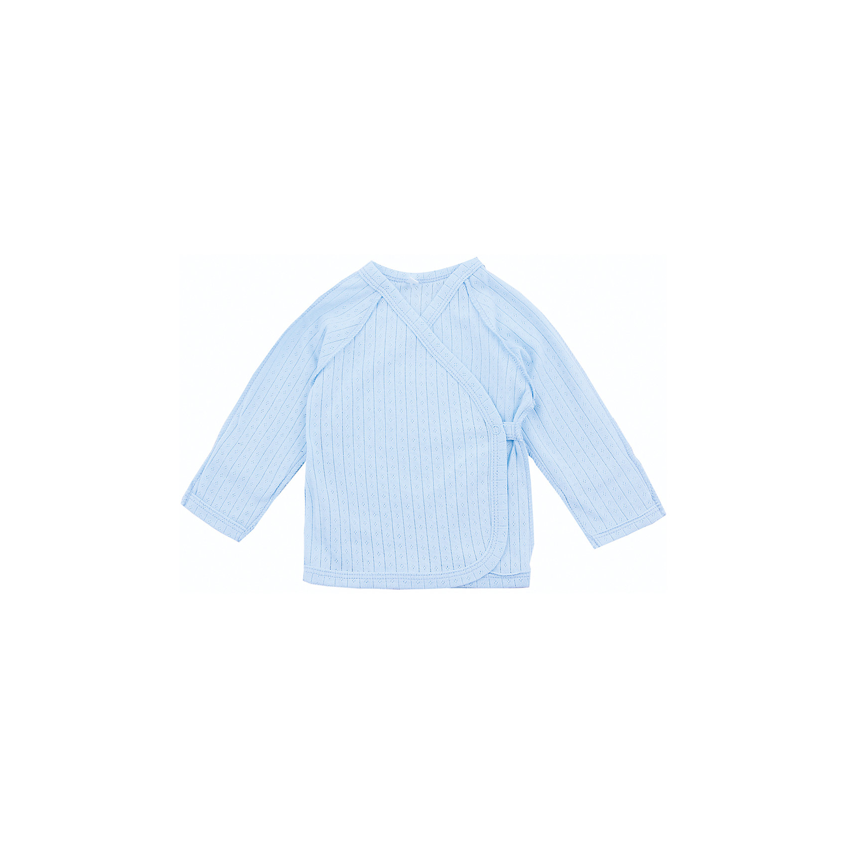 Распашонка для мальчика Soni Kids Распашонка для мальчика Soni KidsРаспашонка для мальчика от популярной марки Soni Kids<br><br>Симпатичная удобная распашонка создана специально для самых маленьких. Она обеспечит ребенку удобство, не будет натирать, а также позволит коже дышать.<br><br>Особенности модели:<br><br>- цвет - голубой;<br>- материал - натуральный ажурный хлопок-рибана;<br>- запахивается;<br>- на рукавах - отвороты для защиты ладошек;<br>- рукава длинные, реглан;<br>- мягкая окантовка;<br>- швы снаружи;<br>- застежка - кнопка сбоку.<br><br>Дополнительная информация:<br><br>Состав: 100% хлопок (рибана)<br><br>Габариты:<br><br>длина по спинке - 29 см;<br>длина рукава реглан - 30.<br><br>*соответствует размеру 62<br>Распашонку для мальчика от популярной марки Soni Kids (Сони Кидс) можно купить в нашем магазине.<br><br>Ширина мм: 157<br>Глубина мм: 13<br>Высота мм: 119<br>Вес г: 200<br>Цвет: голубой<br>Возраст от месяцев: 2<br>Возраст до месяцев: 5<br>Пол: Мужской<br>Возраст: Детский<br>Размер: 62,56<br>SKU: 4323246