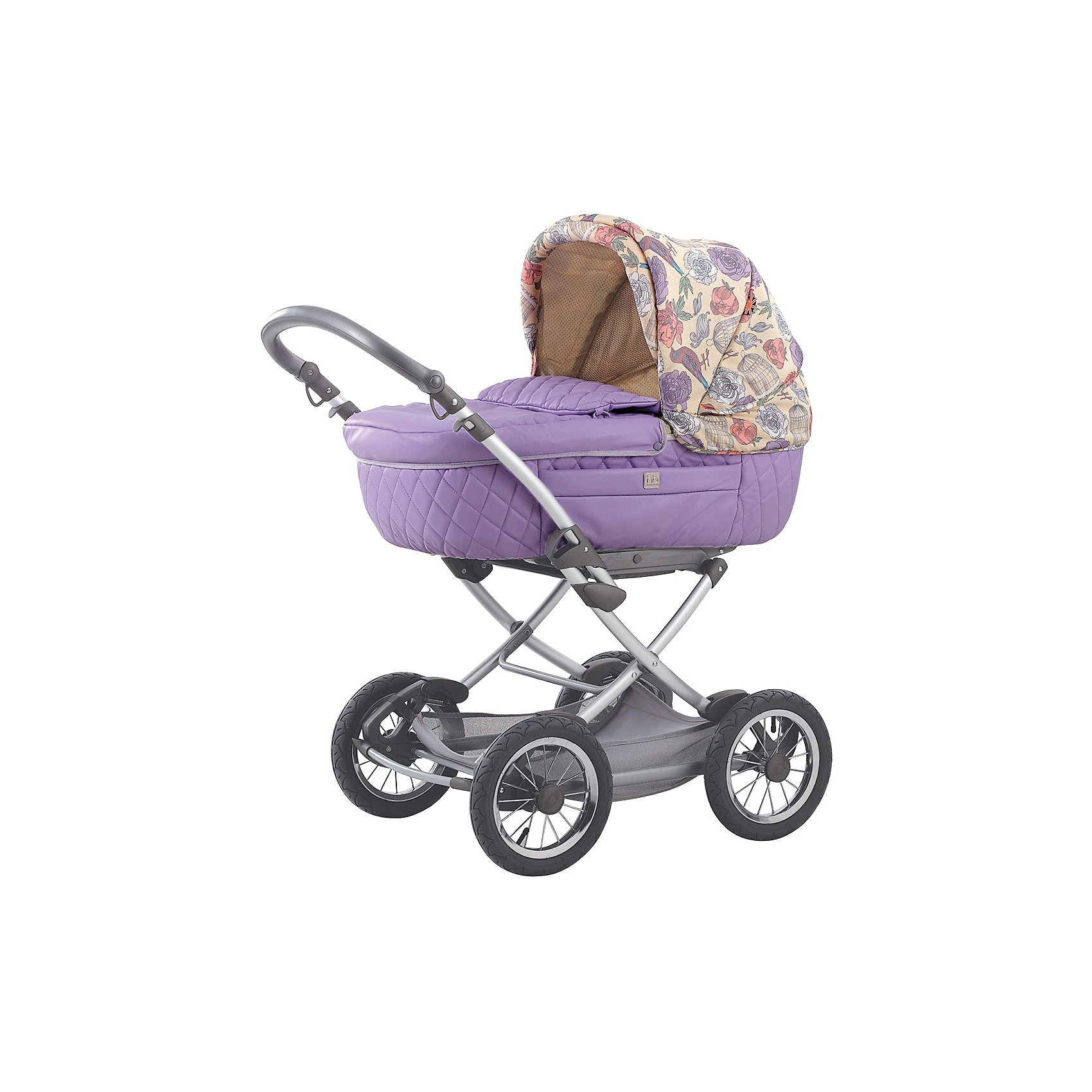Коляска-люлька Charlotte, Happy Baby, фиолетовый Коляска-люлька Charlotte, Happy Baby, фиолетовыйCharlotte — это максимальный комфорт для<br>малыша с самого рождения. В этой коляске<br>удачно сочетается изысканный элегантный<br>дизайн и прекрасные эксплуатационные ха-<br>рактеристики, которые не уступают, а иногда<br>и превосходят свои аналоги. Charlotte вошла в<br>классическую коллекцию этого сезона. Неж-<br>ные пастельные оттенки, элегантная стёжка,<br>изящная конструкция понравятся любой маме,<br>которая ценит традиционный стиль и качество.Преимуществом коляски Charlotte является<br>съёмная люлька. Удобные прочные ручки<br>позволят использовать люльку в качестве<br>переноски. Благодаря округлому дну люль-<br>ку можно использовать как качалку. Люль-<br>ка коляски Charlotte вместительна, поэтому<br>ваш малыш будет чувствовать себя в ней<br>очень комфортно. Просторная коляска-люлька Charlotte очень комфортна и идеально подойдёт новорожденным. Съёмная<br>люлька легко устанавливается на раму, что обеспечивает удобство и простоту в эксплуатации. Ручка коля-<br>ски Charlotte регулируется по высоте и подойдёт мамам и папам любого роста. На ручку коляски крепится<br>стильная сумка для мамы, а снизу коляски находится вместительная корзина для аксессуаров и игрушек ма-<br>лыша. Люлька коляски Charlotte выполнена из высококачественной искусственной кожи приятной на ощупь,<br>на которой не остается царапин и заломов, а дышащая ткань внутри люльки создаст дополнительный уют для<br>малыша. Для Charlotte в цвете violet капюшон изготовлен из высокопрочной водонепроницаемой ткани. Летом<br>можно открыть в капюшоне окошко с москитной сеткой для лучшего проветривания.<br><br>Ширина мм: 620<br>Глубина мм: 470<br>Высота мм: 900<br>Вес г: 13000<br>Цвет: фиолетовый<br>Возраст от месяцев: 0<br>Возраст до месяцев: 6<br>Пол: Женский<br>Возраст: Детский<br>SKU: 4324852