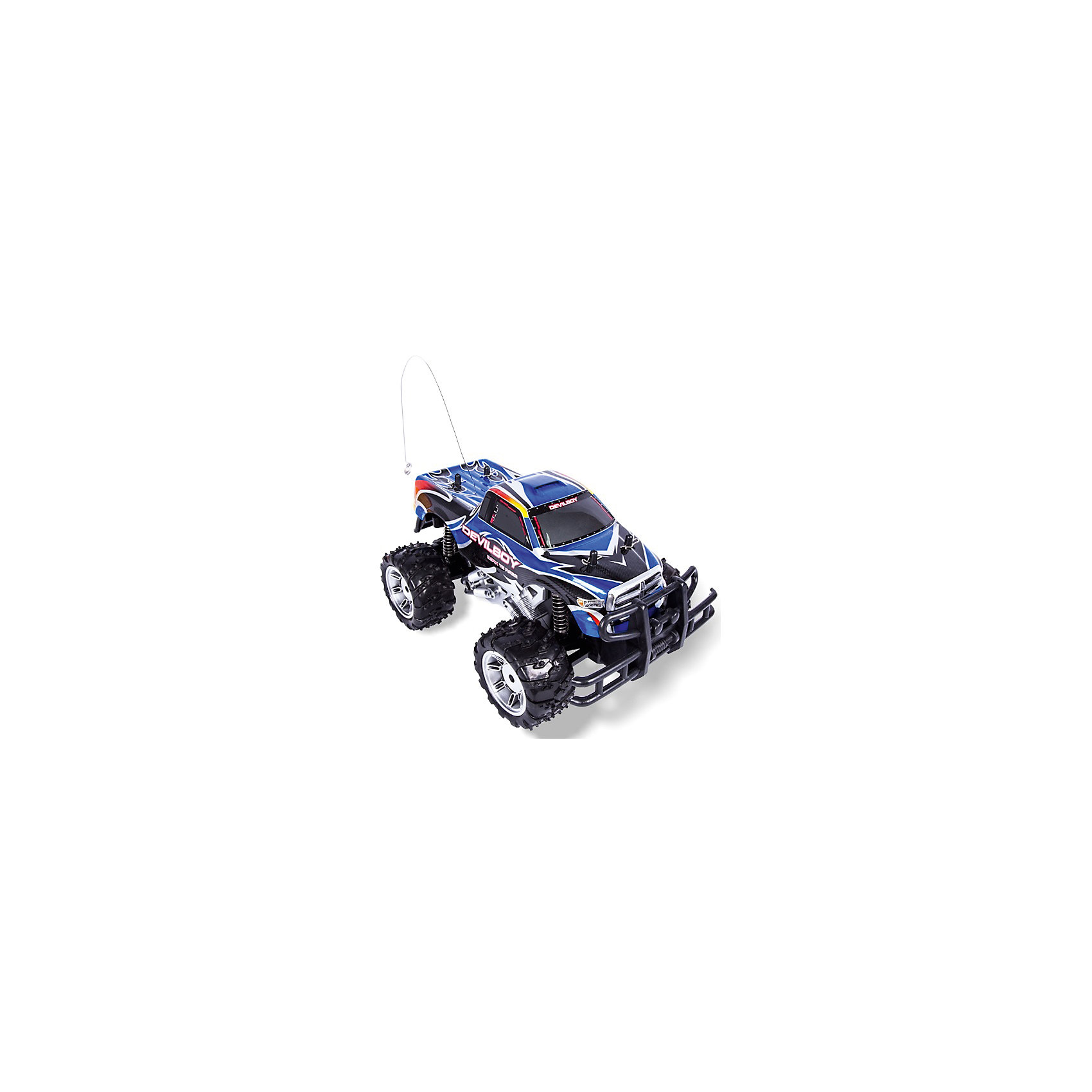 Джип MONSTER TRUCK, 1:14, р/у, MioshiTech Джип MONSTER TRUCK, 1:14, р/у, MioshiTechИдеи подарков<br>Этот внедорожник оснащён прочным корпусом, а металлические детали обеспечивают надёжную защиту при столкновениях с препятствиями. Независимые передняя и задняя подвески позволяют проходить самые сложные участки пути, развивая скорость до 12 км/ч. В Игровой наборе: автомобиль, пульт управления, аккумуляторная батарея, зарядное устройство, инструкция. Для пульта требуются батарейки (не входят в комплект)<br><br>Ширина мм: 405<br>Глубина мм: 220<br>Высота мм: 205<br>Вес г: 1387<br>Возраст от месяцев: 72<br>Возраст до месяцев: 1188<br>Пол: Мужской<br>Возраст: Детский<br>SKU: 4342847