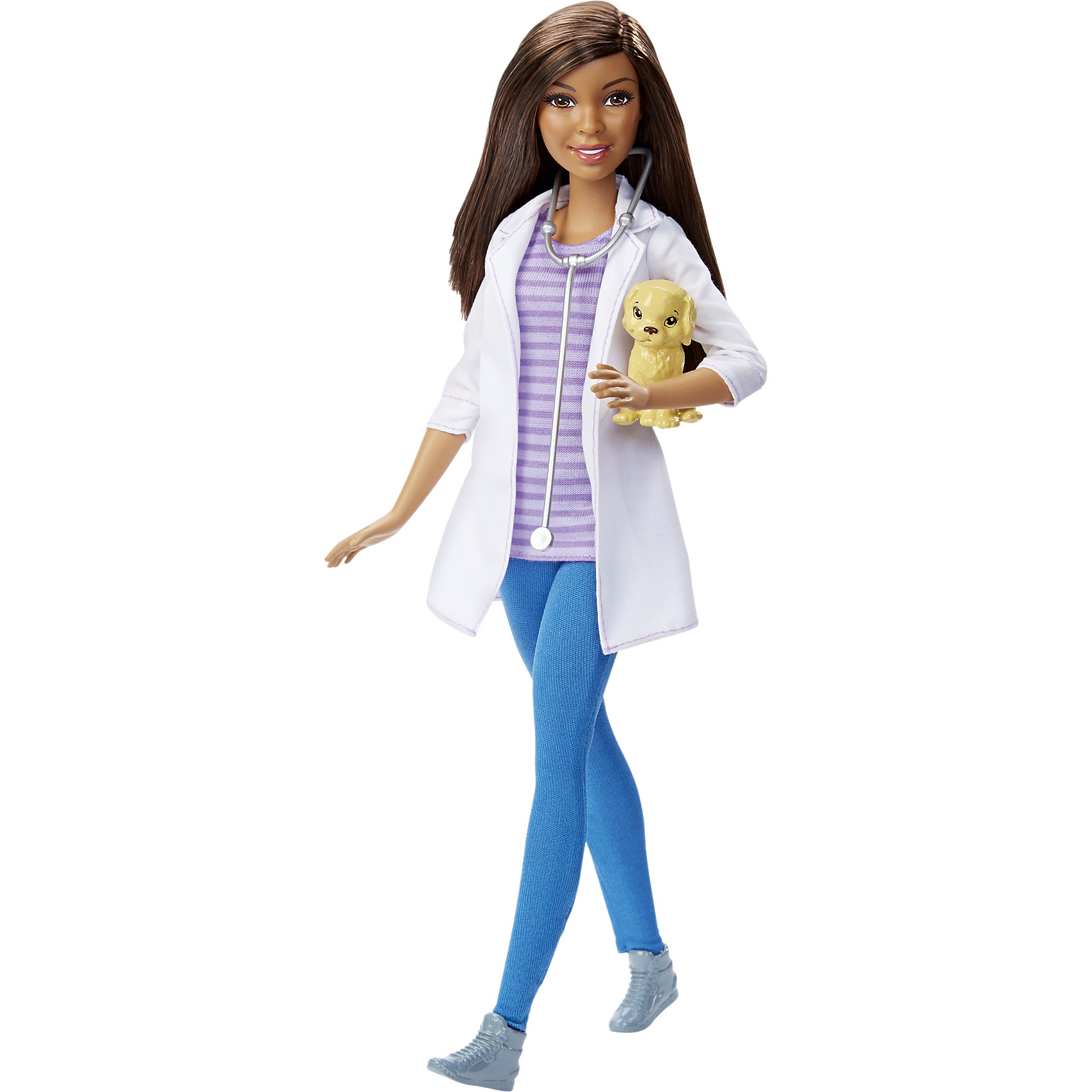 Кукла Barbie Ветеринар из серии Кем быть? Кукла Barbie Ветеринар из серии Кем быть?<br><br>Ширина мм: 337<br>Глубина мм: 129<br>Высота мм: 60<br>Вес г: 201<br>Возраст от месяцев: 36<br>Возраст до месяцев: 72<br>Пол: Женский<br>Возраст: Детский<br>SKU: 4349921
