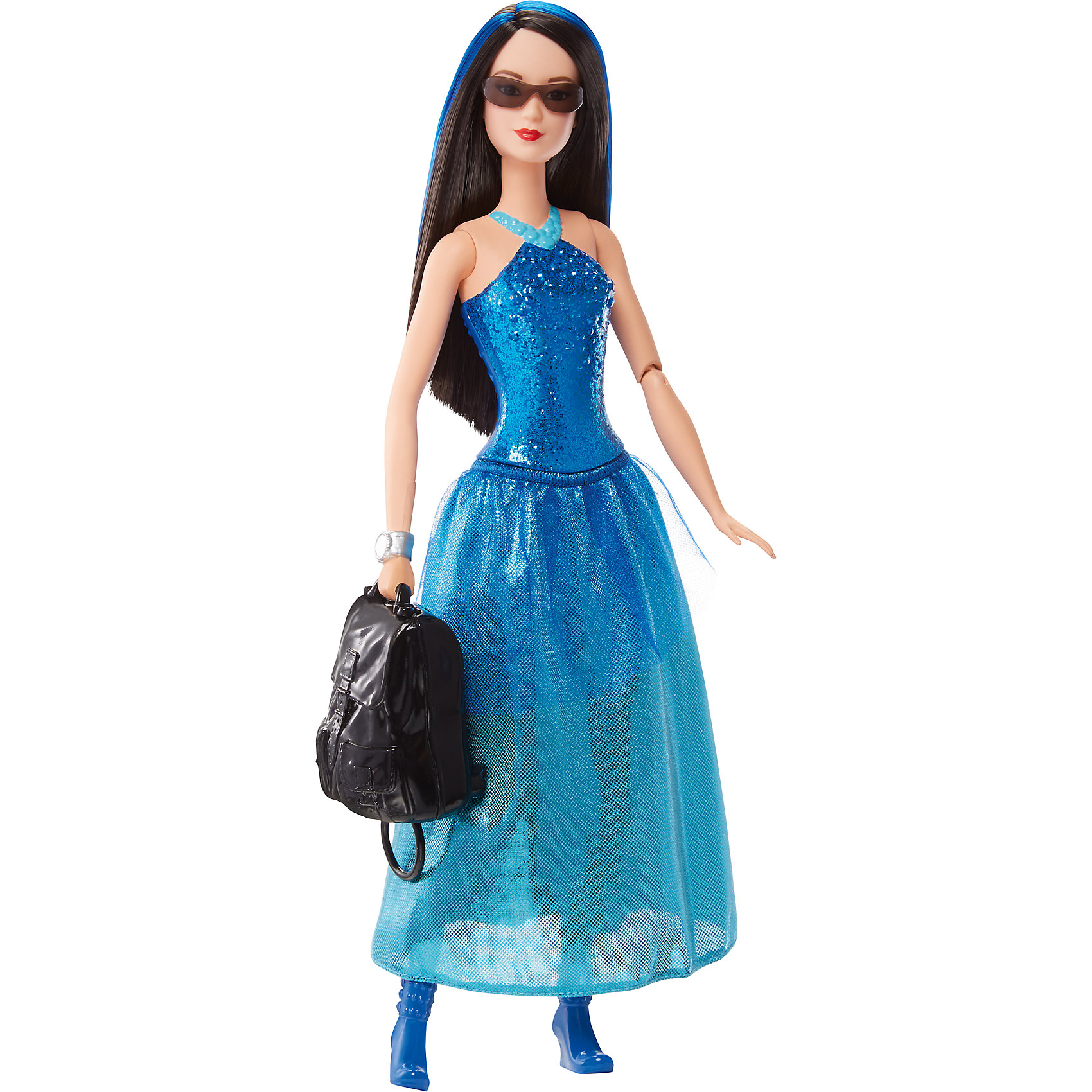 Кукла Секретный агент Рене, Barbie Кукла Секретный агент Рене, BarbieСекретный агент Рене, Barbie - стильная оригинальная куколка, которая вызовет восторг у Вашей девочки и позволит проявить свою творческую фантазию. Барби представлена в необычном образе секретного агента, ловкая и бесстрашная девушка способна выполнить любое самое сложное задание. Как и положено опытному шпиону, Рене может быстро перевоплощаться: ее синий технологичный костюм агента за несколько секунд преобразуется в роскошное бальное платье. Никто не узнает в гламурной красавице секретного агента! А специальное пусковое устройство, замаскированное под рюкзак в ее руке (не снимается), позволяет Рене спускаться и поднимается на целых 30 см. и быстро ускользать из-под носа противника. У куклы длинные темные волосы с голубыми прядками, туловище на шарнирах, ноги и руки сгибаются и разгибаются, благодаря чему она может принимать различные положения. В комплект также входят шпионские очки.<br><br>Дополнительная информация:<br><br>- Материал: пластик, текстиль.<br>- Высота куклы: 29 см.<br>- Размер упаковки: 32,5 x 23 x 6 см.<br>- Вес: 0,295 кг. <br><br>Куклу Секретный агент Рене, Barbie, можно купить в нашем интернет-магазине.<br><br>Ширина мм: 330<br>Глубина мм: 231<br>Высота мм: 66<br>Вес г: 288<br>Возраст от месяцев: 36<br>Возраст до месяцев: 72<br>Пол: Женский<br>Возраст: Детский<br>SKU: 4349943