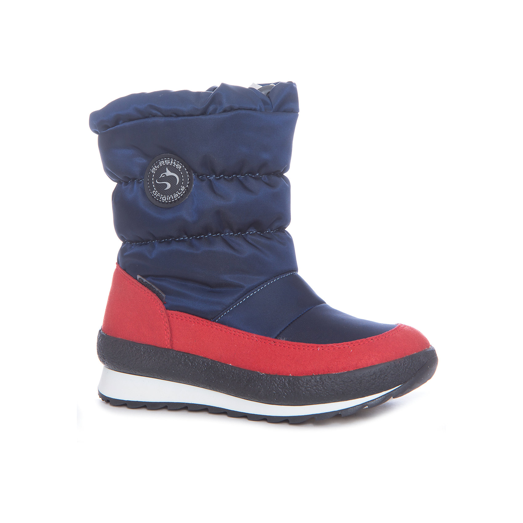 Сапоги Alaska Originale Сапоги Alaska OriginaleСапоги<br>Характеристики товара:<br><br>• цвет: синий<br>• материал верха: 54% ПЭ, 46% ПА<br>• материал подкладки: текстиль <br>• материал подошвы: термопластик<br>• температурный режим: от-25° до 0° С<br>• мембранный слой<br>• рифленая подошва<br>• застежка: молния<br>• толстая устойчивая подошва<br>• усиленные пятка и носок<br>• страна бренда: Италия<br>• страна изготовитель: Румыния<br><br>Чтобы не пропустить главные зимние удовольствия, нужно запастись теплой и удобной обувью! Такие сапожки обеспечат ребенку необходимый для активного отдыха комфорт, а мембранный слой позволит ножкам оставаться сухими: он выводит наружу лишнюю влагу, не пропуская жидкости внутрь. Сапожки легко надеваются и снимаются, отлично сидят на ноге. <br>Обувь от итальянского бренда Alaska Originale - это качественные товары, созданные с применением новейших технологий и с использованием как натуральных, так и высокотехнологичных материалов. Обувь отличается стильным дизайном и продуманной конструкцией. Изделие производится из качественных и проверенных материалов, которые безопасны для детей.<br><br>Сапоги от бренда Alaska Originale можно купить в нашем интернет-магазине.<br><br>Ширина мм: 257<br>Глубина мм: 180<br>Высота мм: 130<br>Вес г: 420<br>Цвет: синий<br>Возраст от месяцев: 72<br>Возраст до месяцев: 84<br>Пол: Унисекс<br>Возраст: Детский<br>Размер: 30,35,27,22,23,26,25,24,33,32,31,29,28,34,28,29,30,31,32,33,34<br>SKU: 4399128